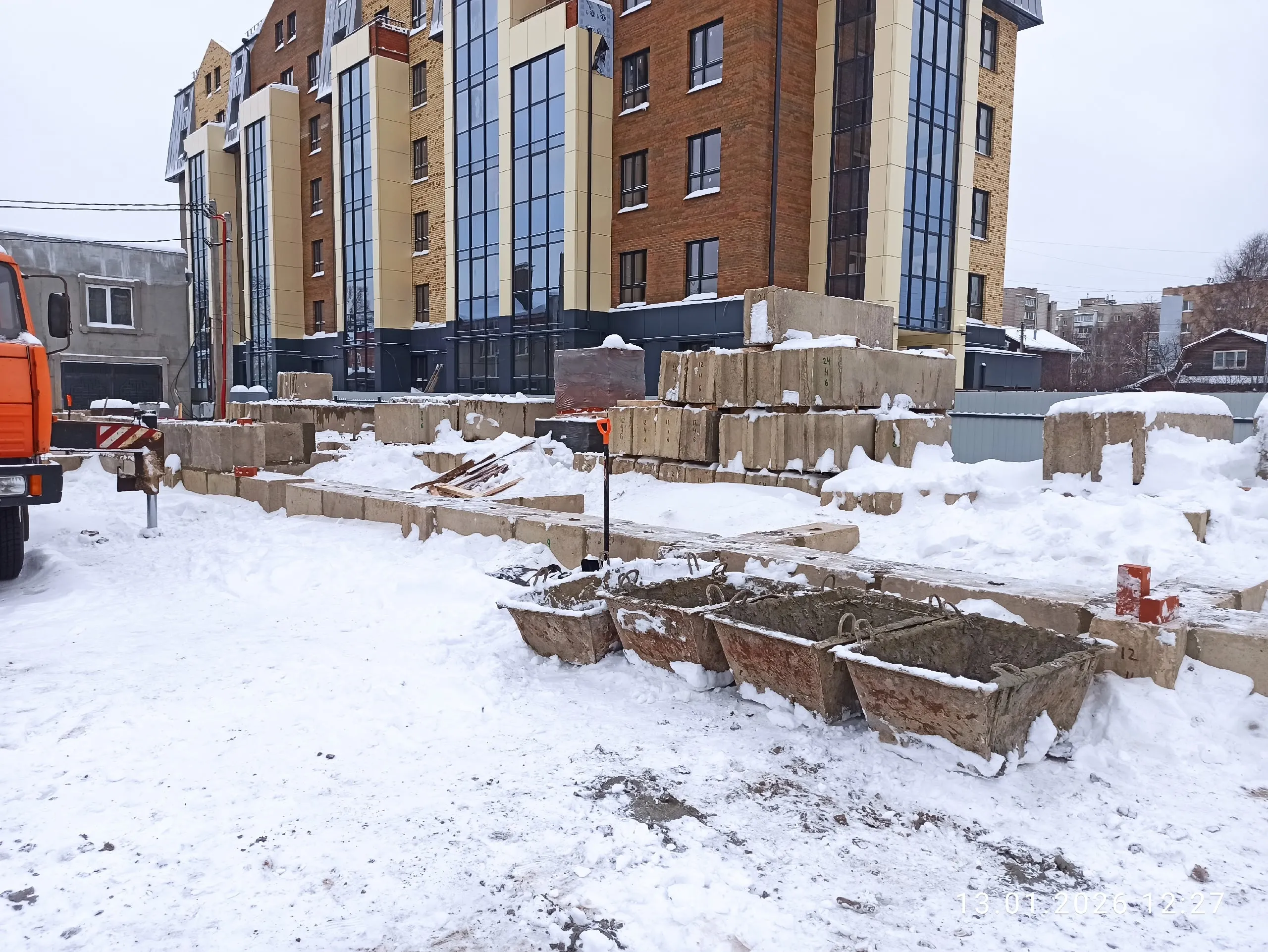 По ул Красноармейская ход строительства