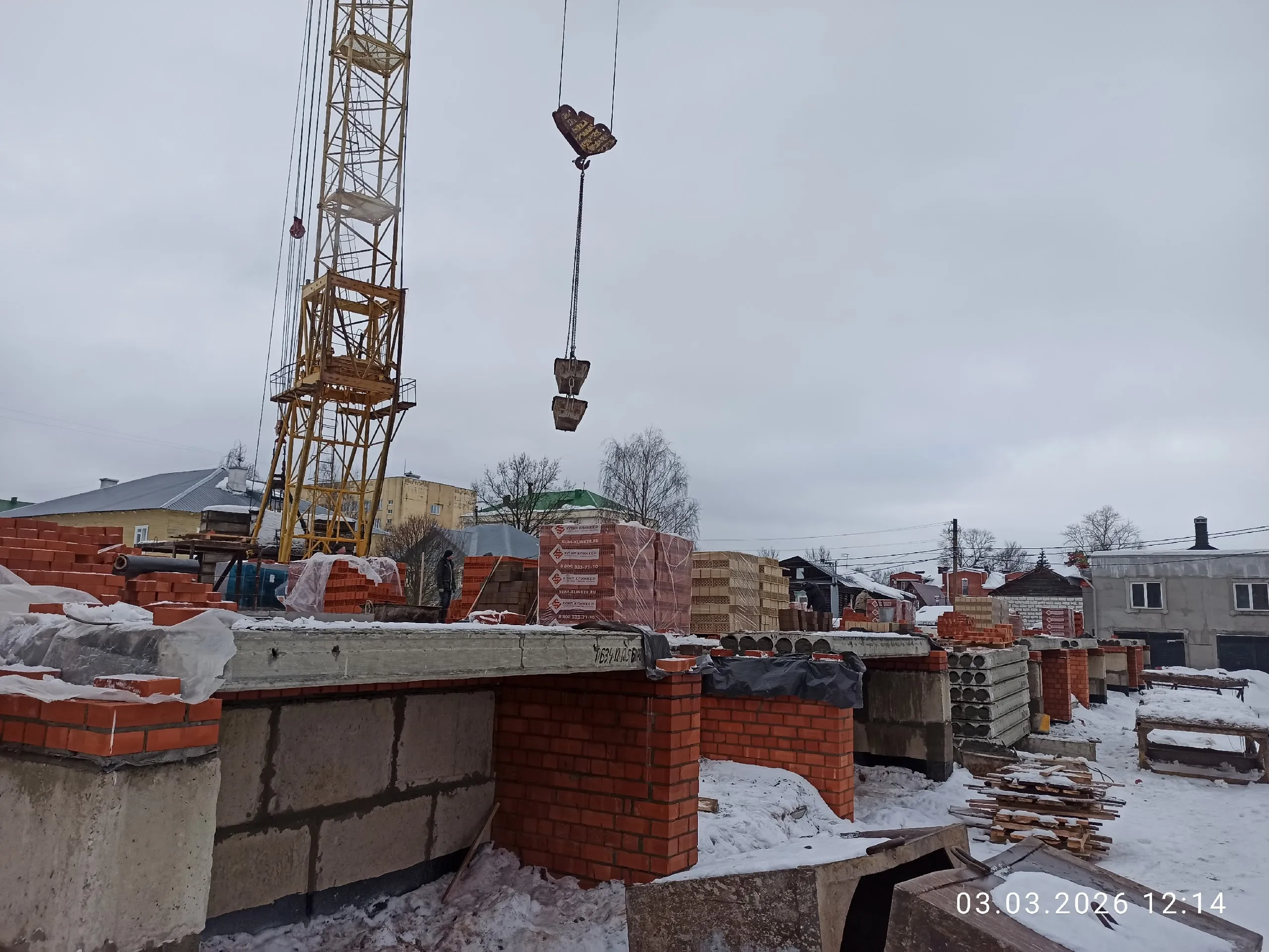 По ул Красноармейская ход строительства