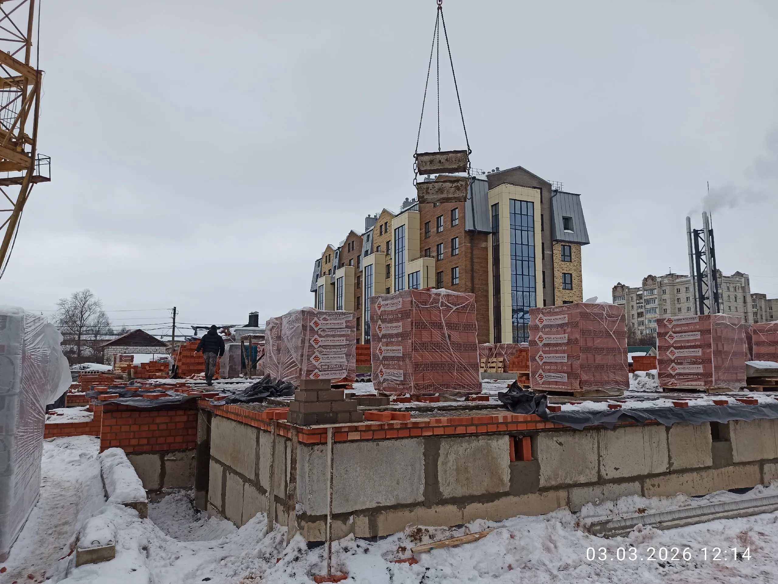 По ул Красноармейская ход строительства