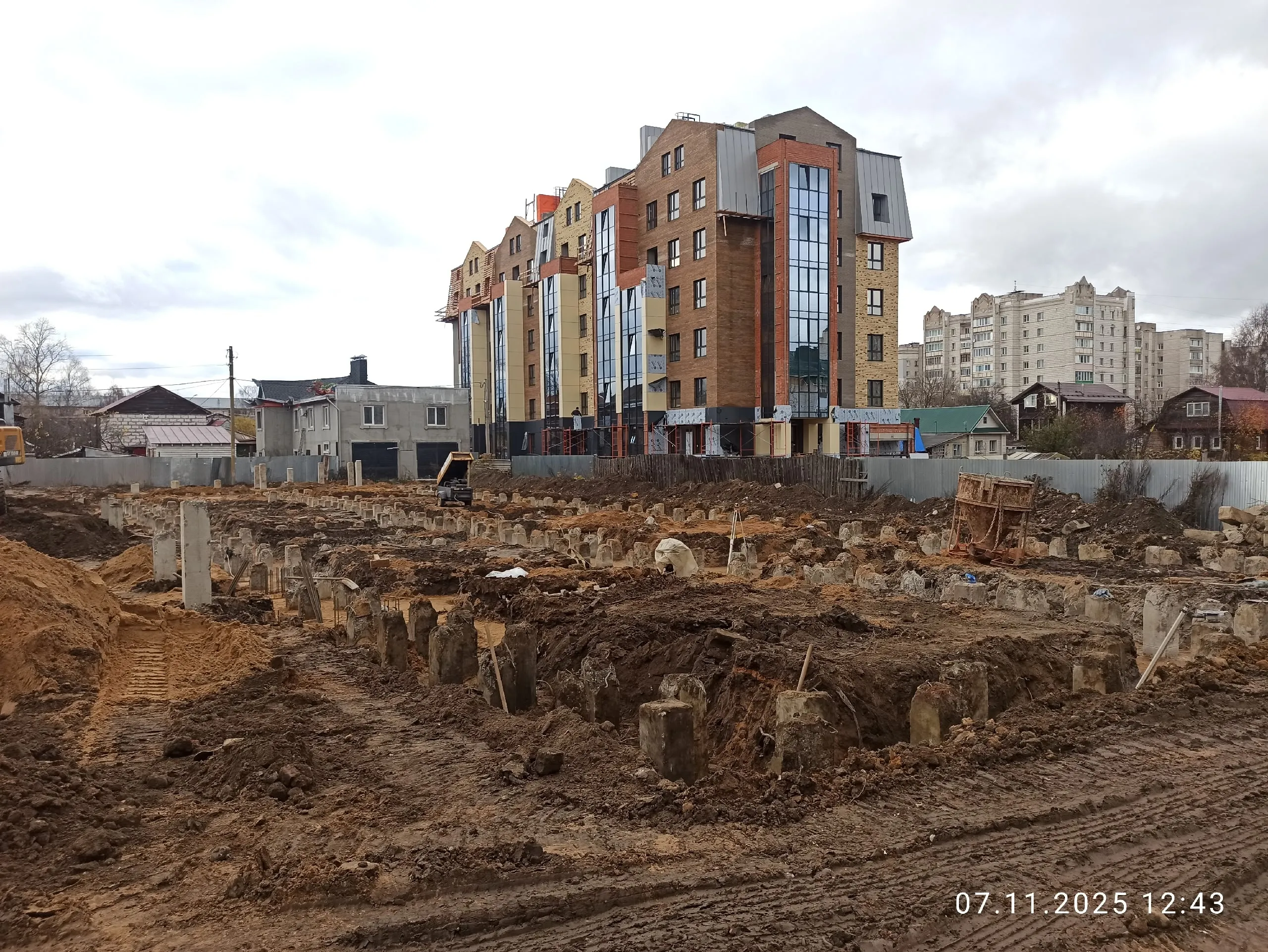 По ул Красноармейская ход строительства