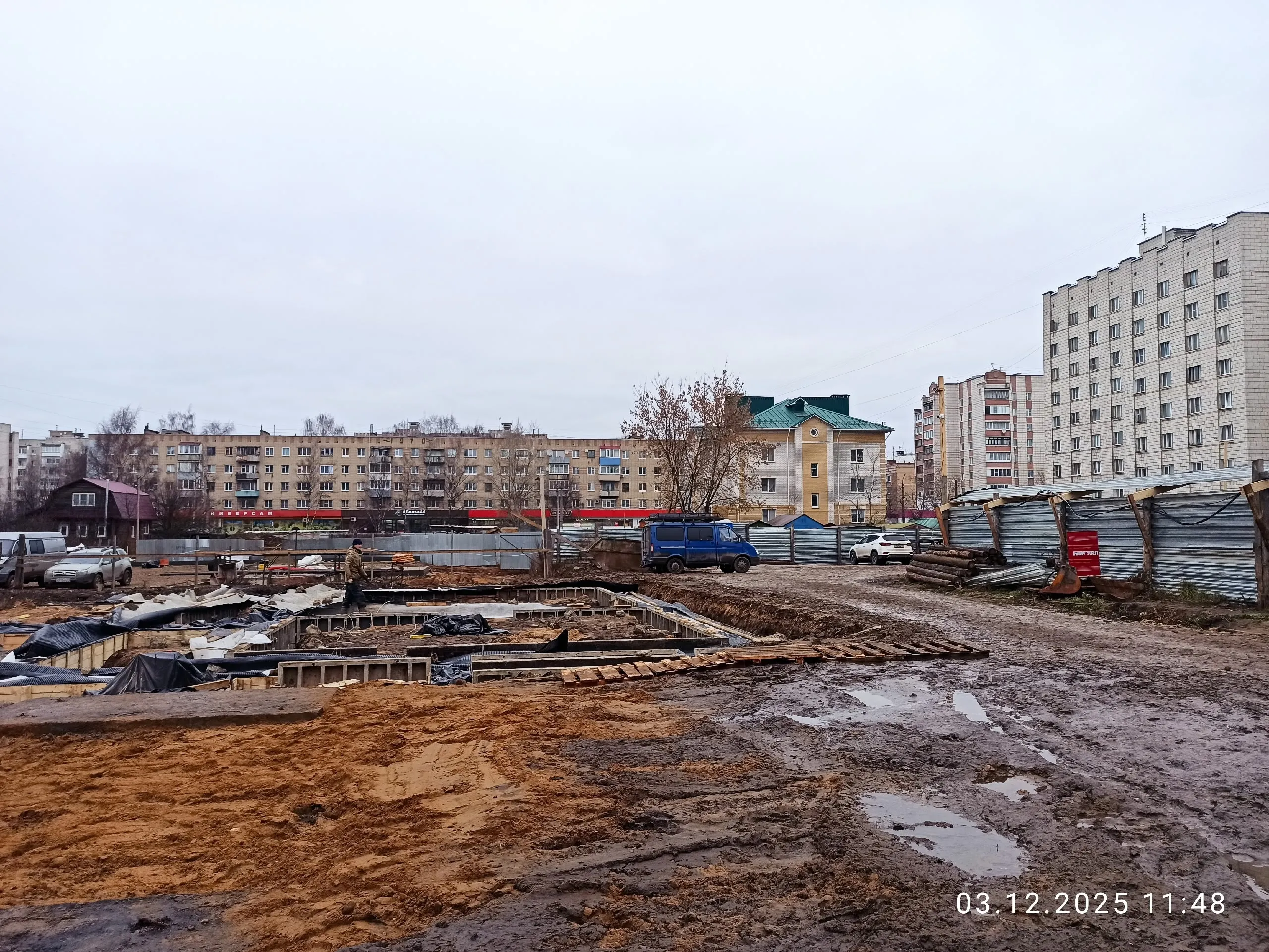 По ул Красноармейская ход строительства