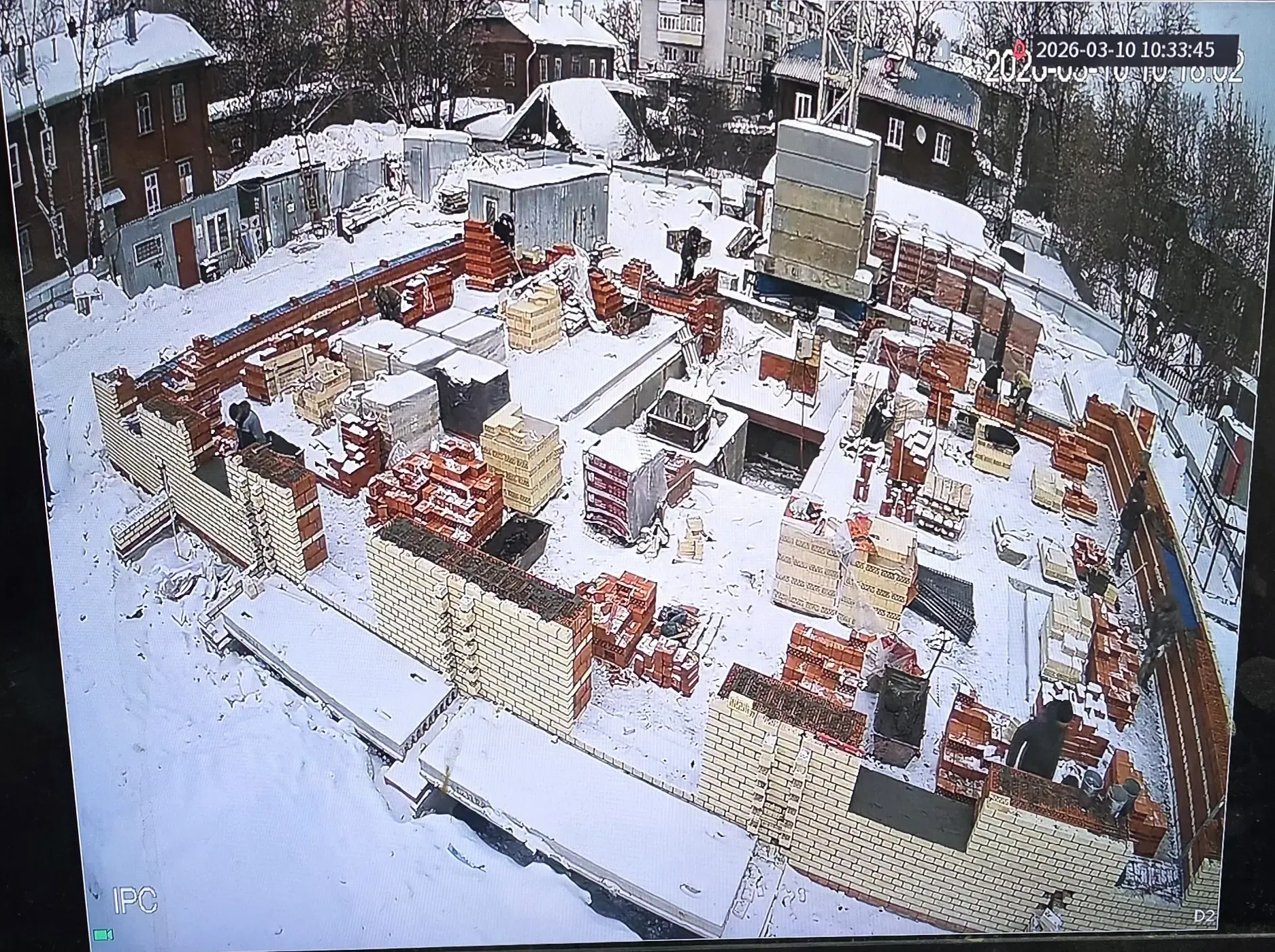 По ул. Рабочая 8-я ход строительства