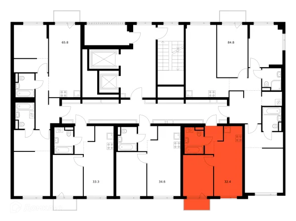 1 комн. в ЖК Саларьево парк