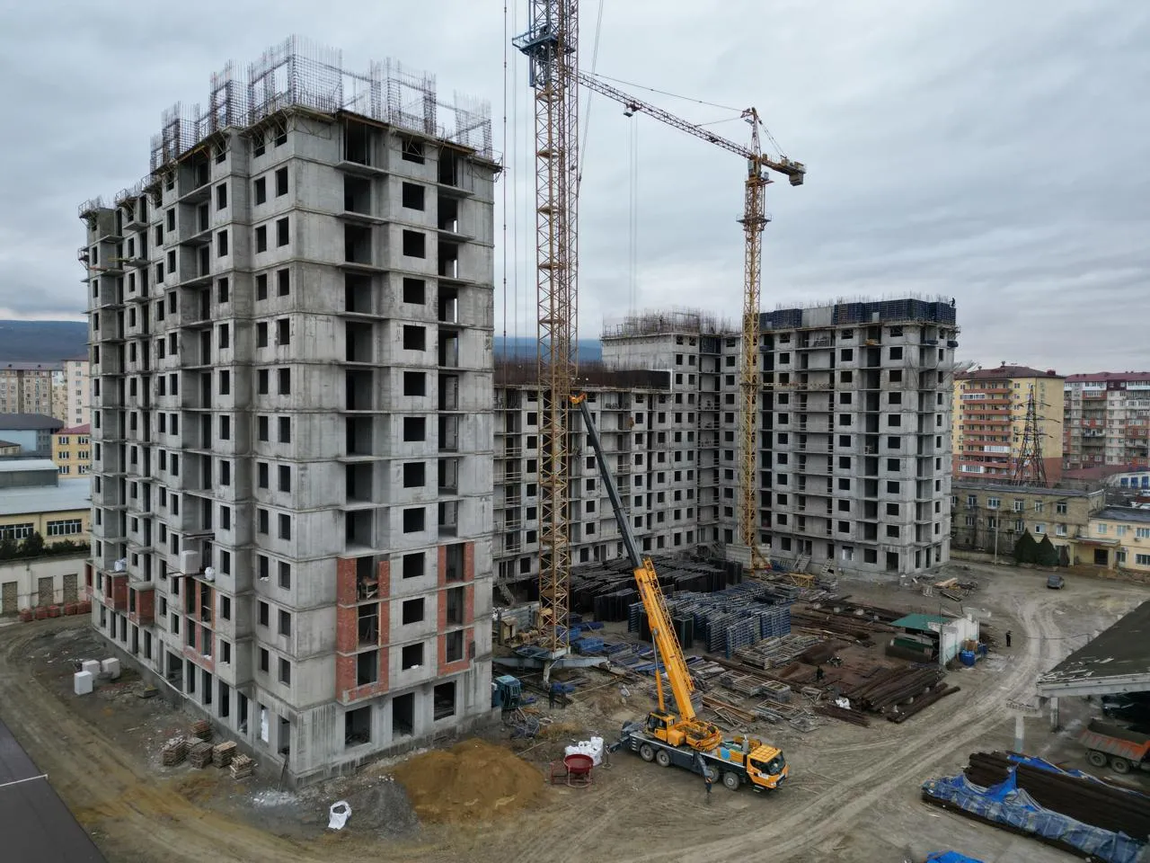 Аквамарин ход строительства