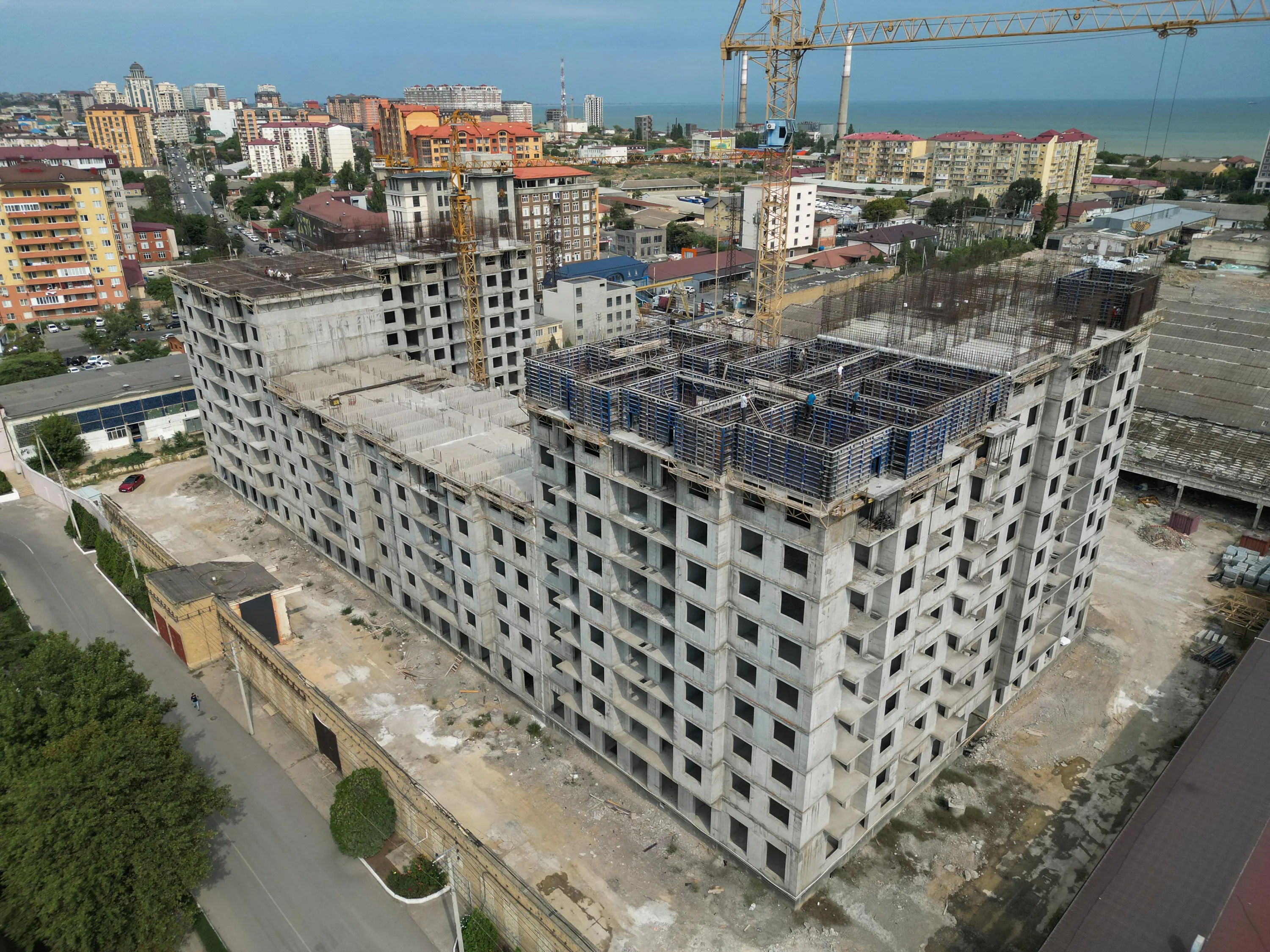 Аквамарин ход строительства