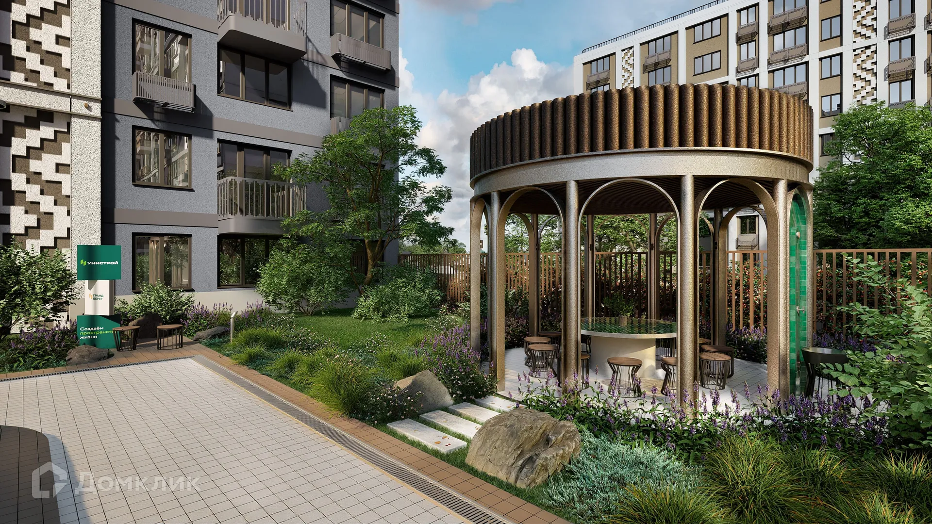 Планировка 1-комнатной квартиры 40.34 м² в ЖК ЖК ГРАНД БЕРЕГ, г. Махачкала — фото 1