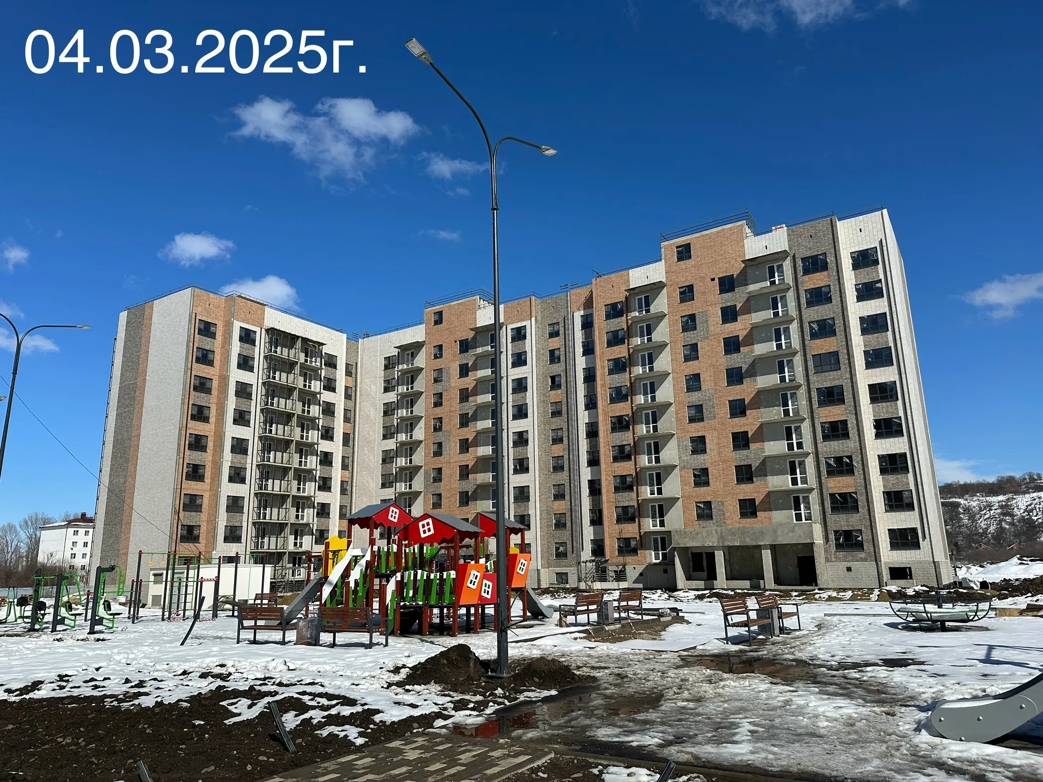 ЖК Предгорье Лаго-Наки ход строительства