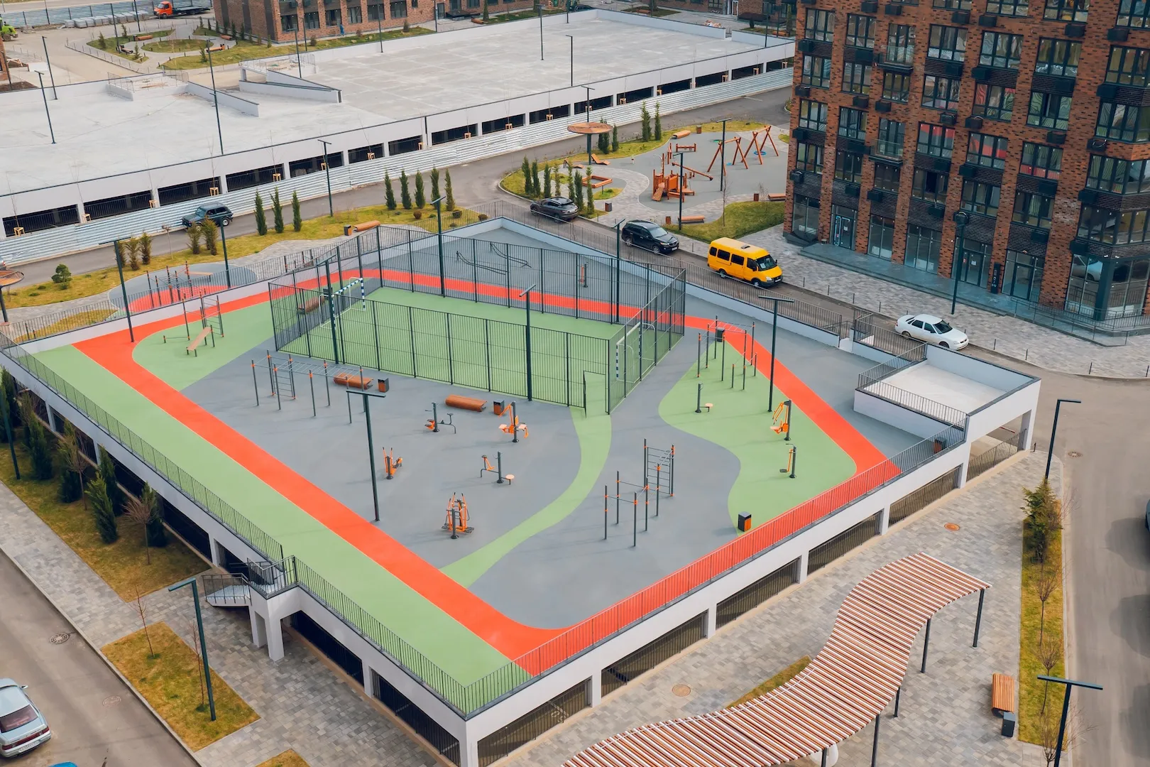 Планировка 2-комнатной квартиры 61.27 м² в ЖК ЖК Яблоневый эко район 4 очередь, г. Майкоп — фото 20