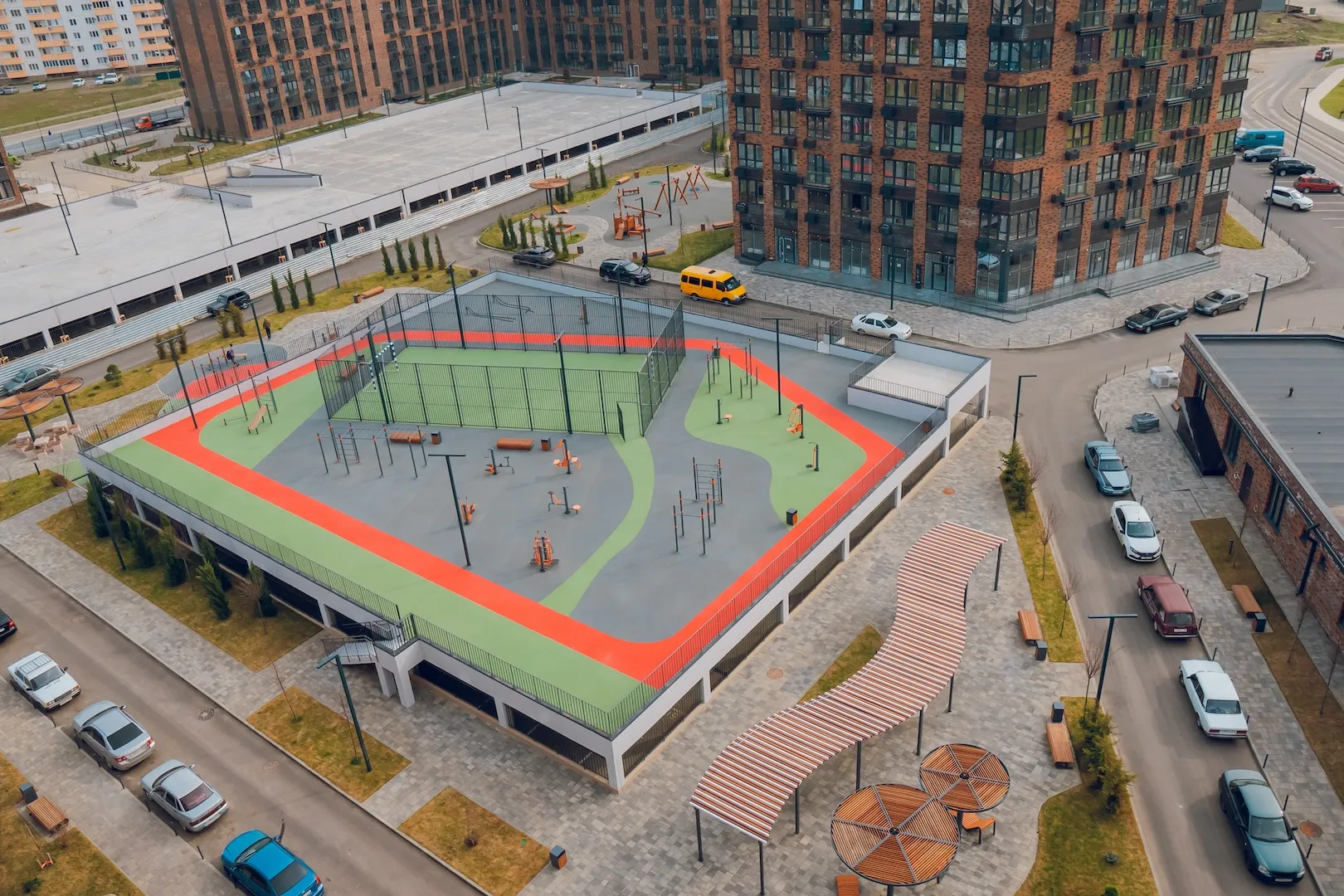 Планировка 2-комнатной квартиры 61.27 м² в ЖК ЖК Яблоневый эко район 4 очередь, г. Майкоп — фото 21