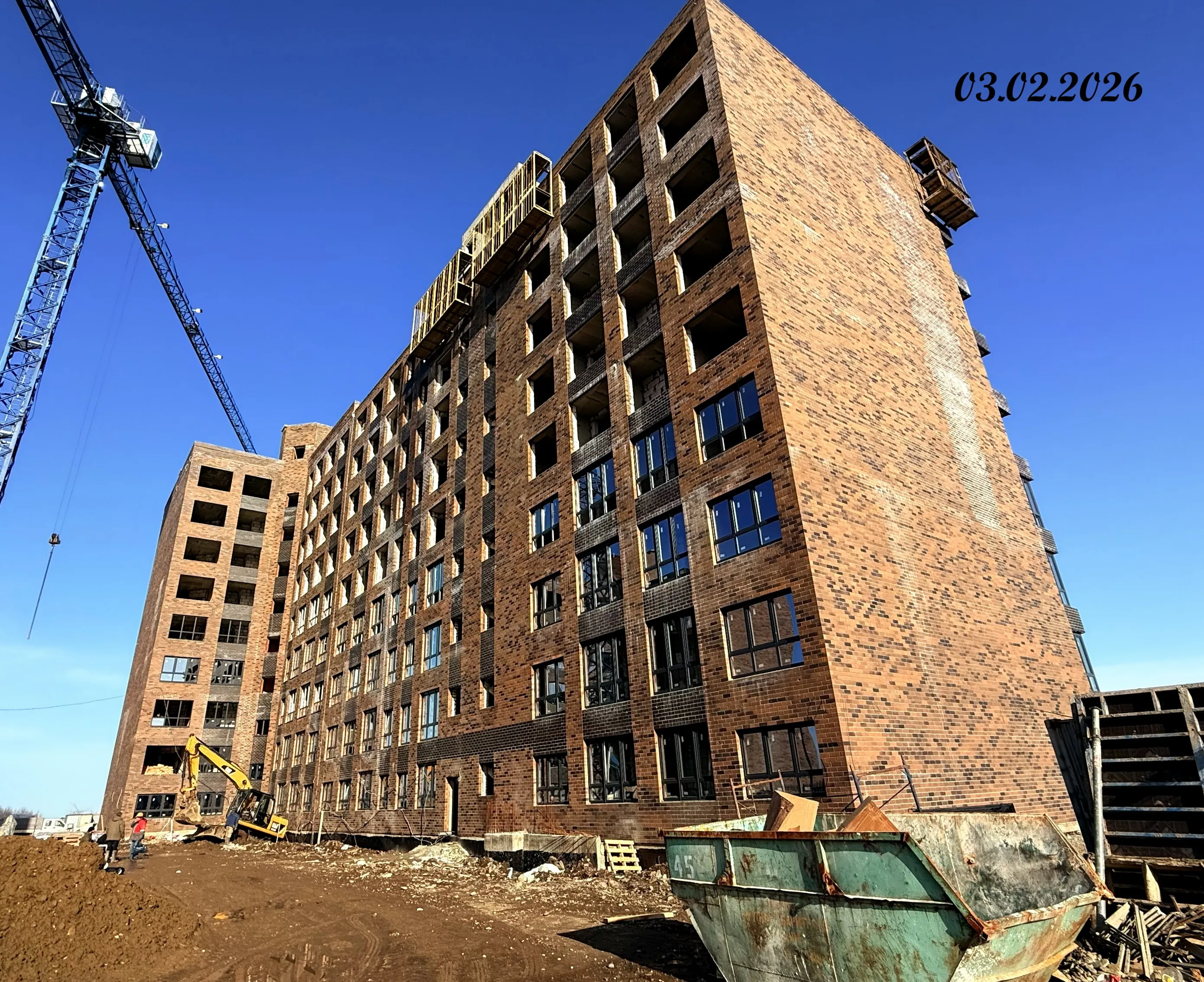 ЖК Яблоневый эко район 4 очередь ход строительства