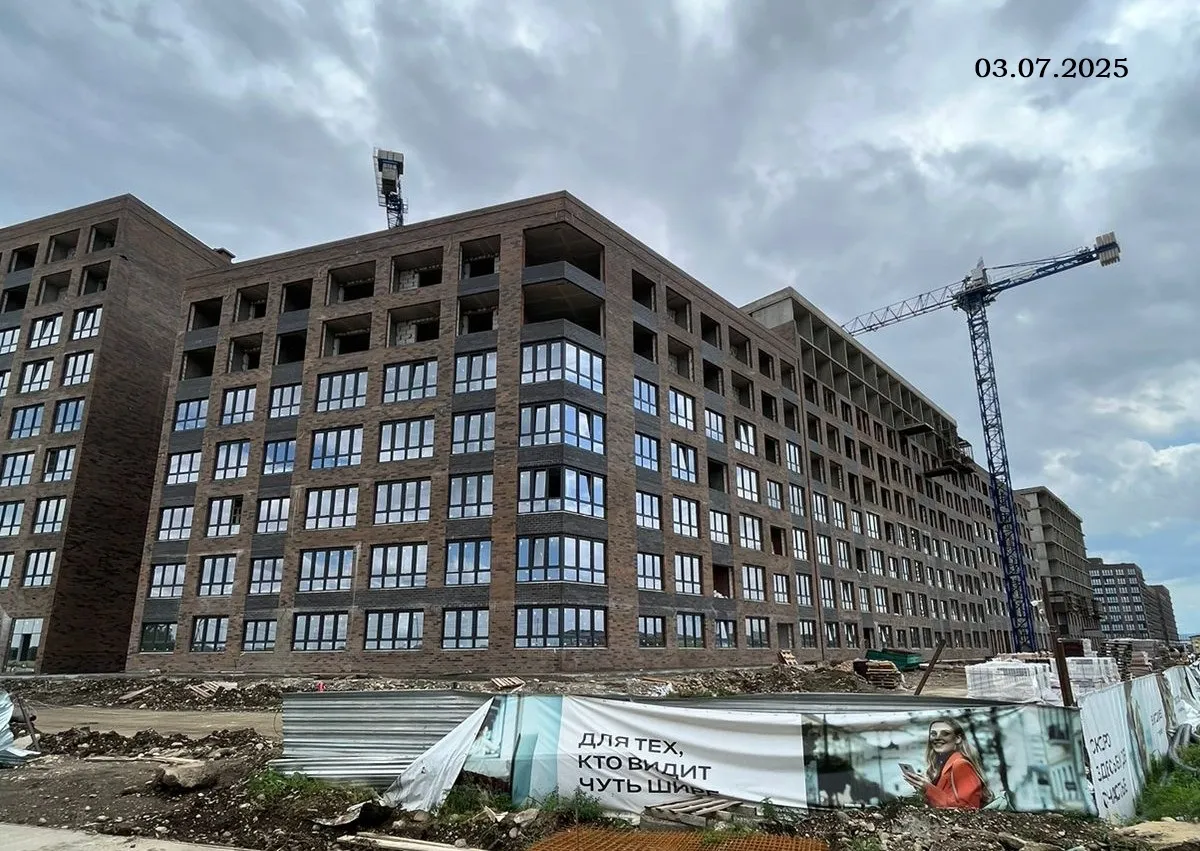 ЖК Яблоневый эко район 4 очередь ход строительства