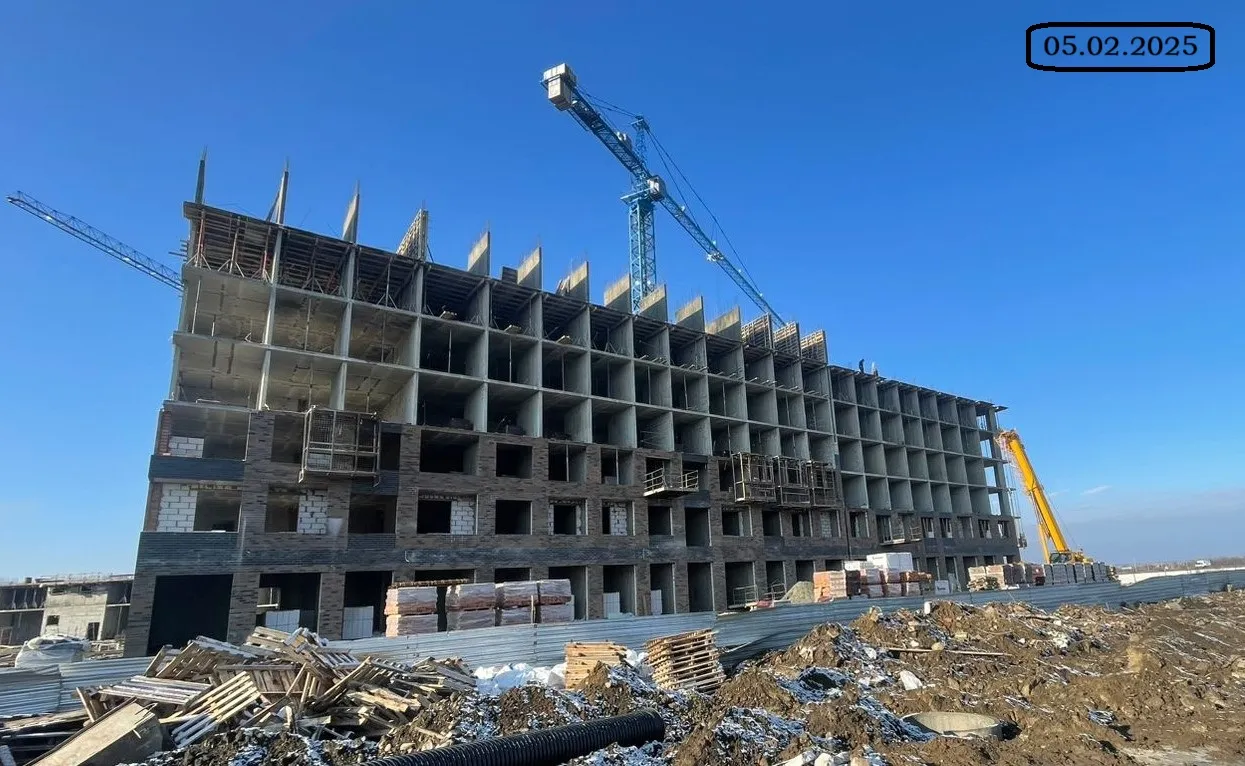 ЖК Яблоневый эко район 4 очередь ход строительства