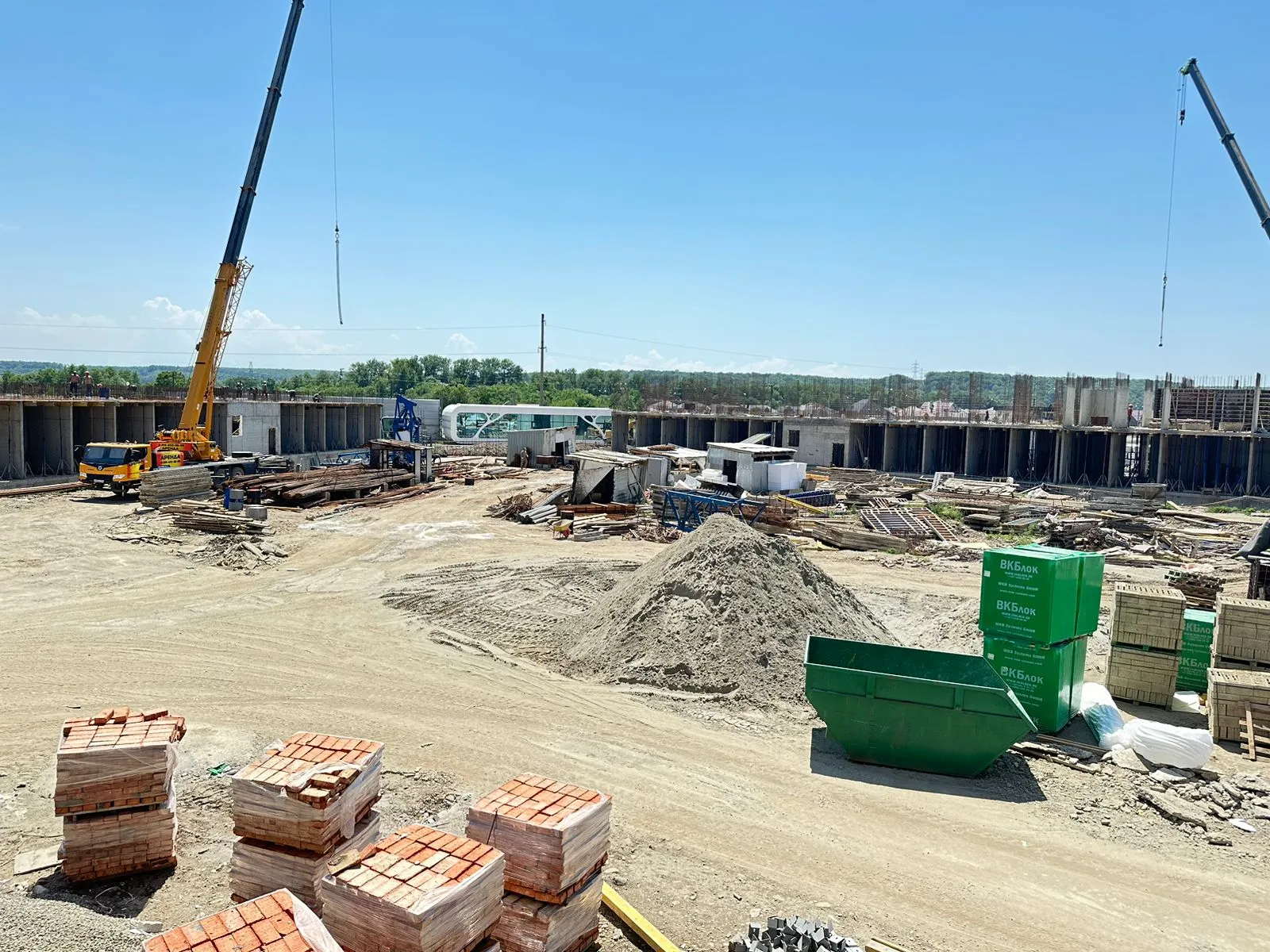 ЖК Яблоневый эко район 4 очередь ход строительства