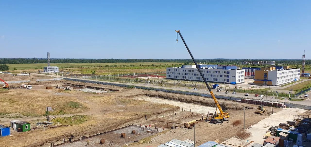 ЖК Яблоневый эко район 4 очередь ход строительства