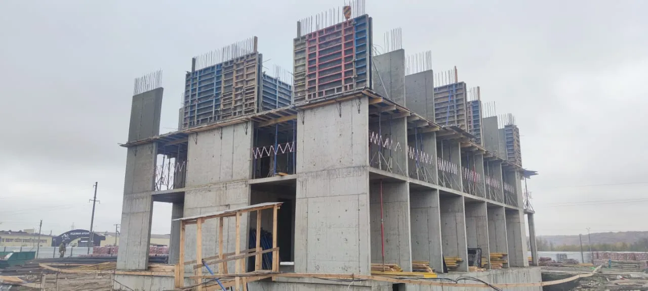 ЖК Яблоневый эко район 4 очередь ход строительства