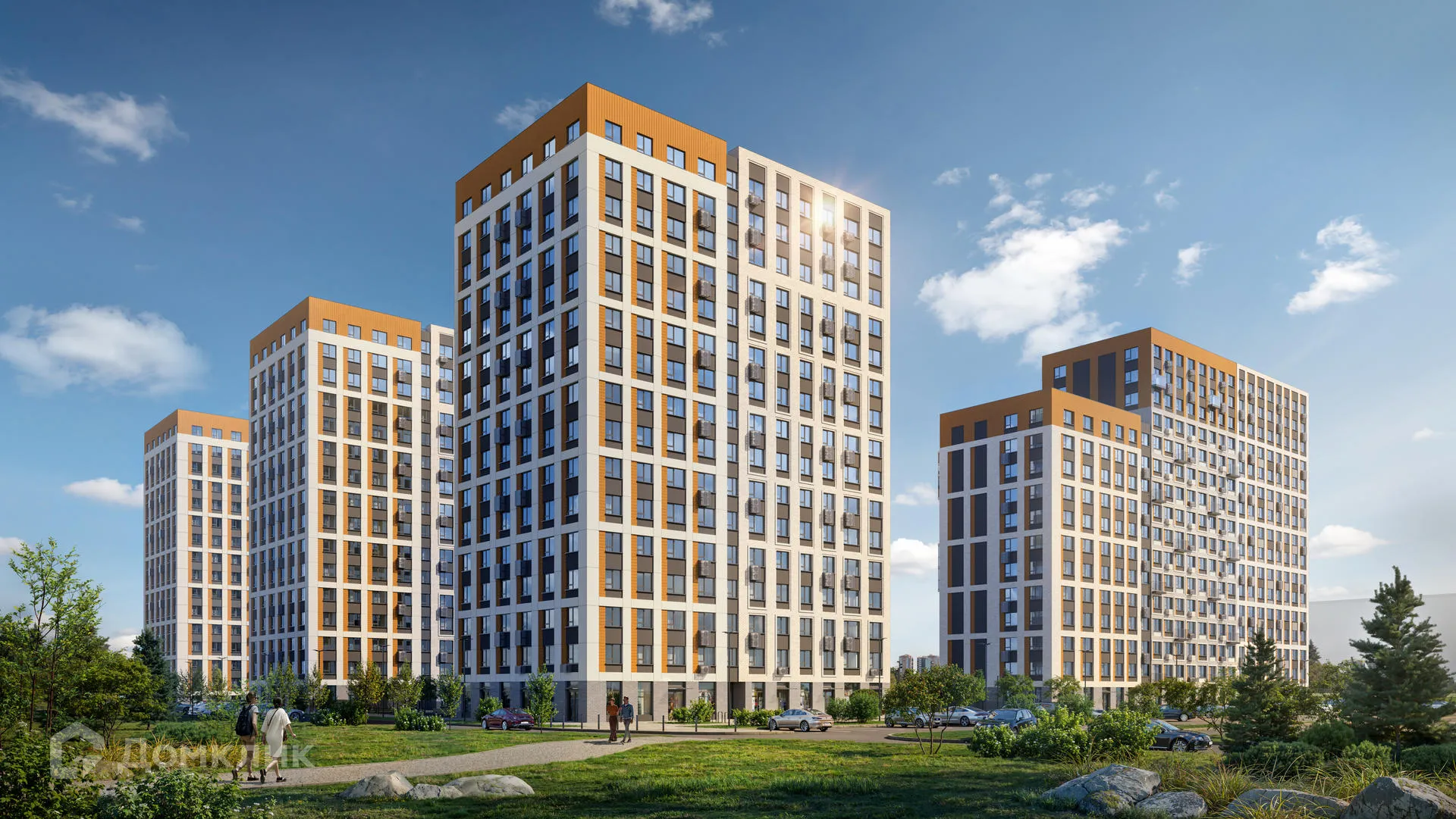 Планировка 2-комнатной квартиры 55.64 м² в ЖК Кольский, г. Мурманск — фото 1