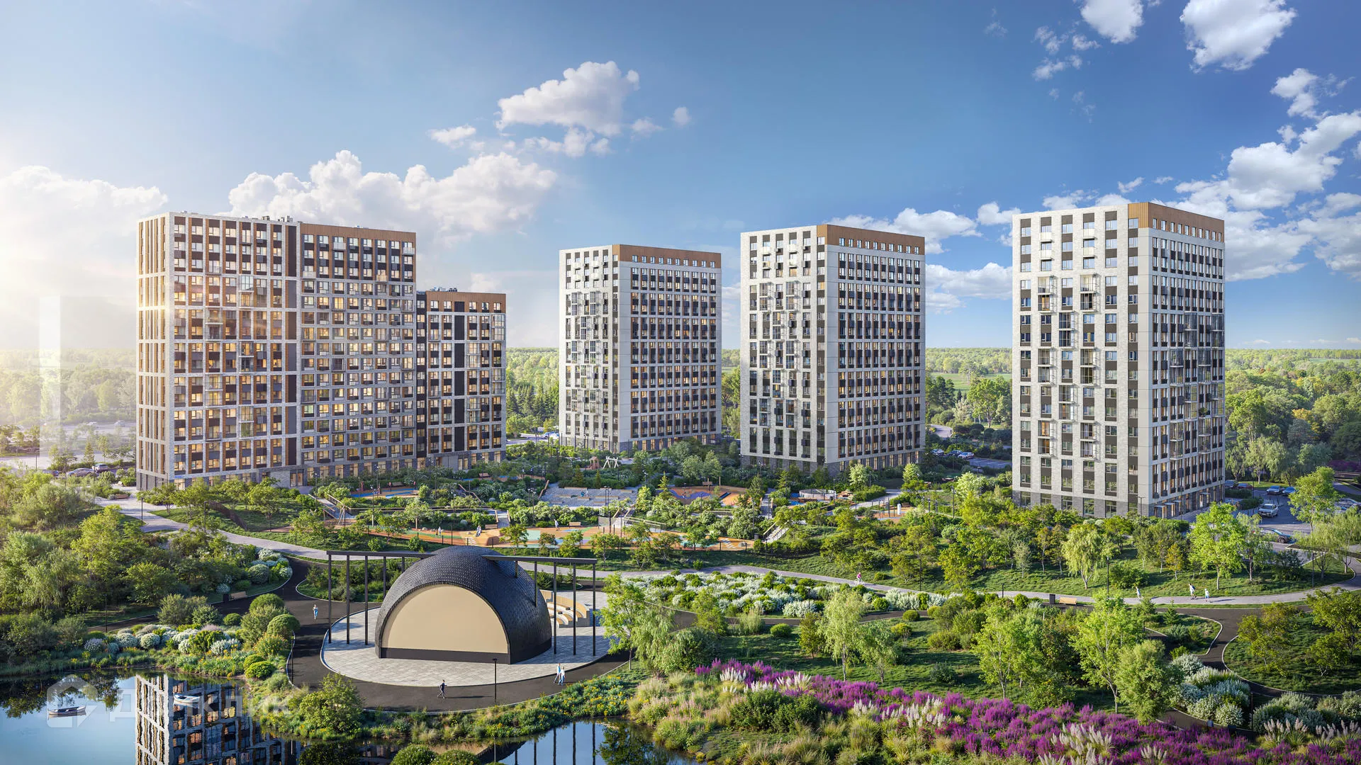 Планировка 2-комнатной квартиры 55.64 м² в ЖК Кольский, г. Мурманск — фото 3