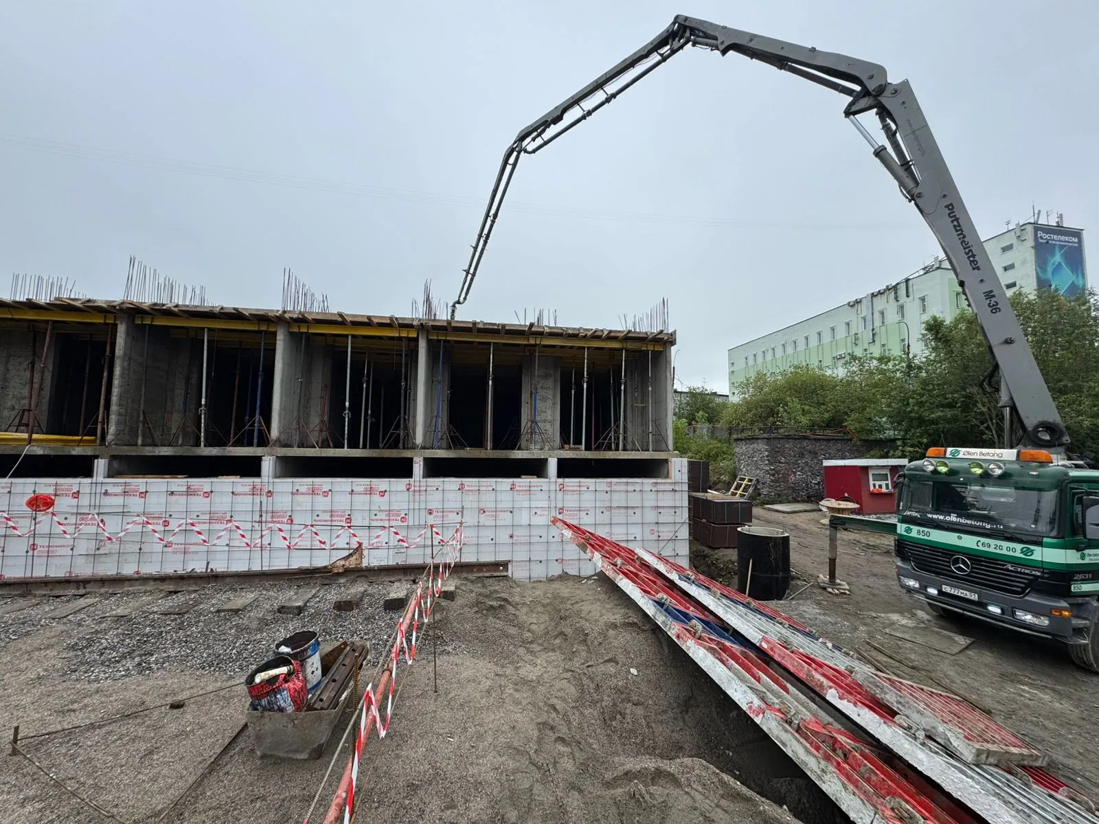 Маяк ход строительства