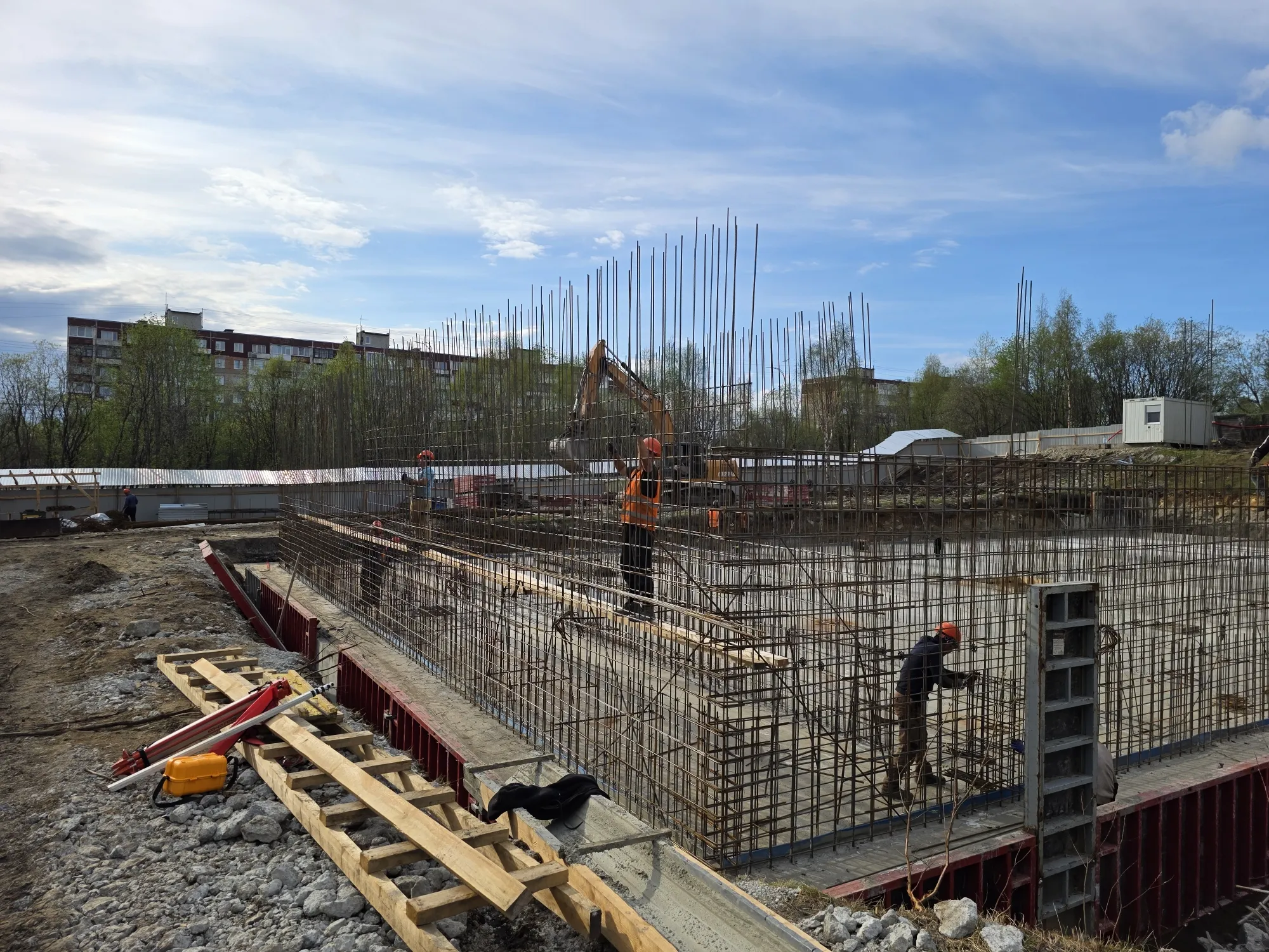 Маяк ход строительства