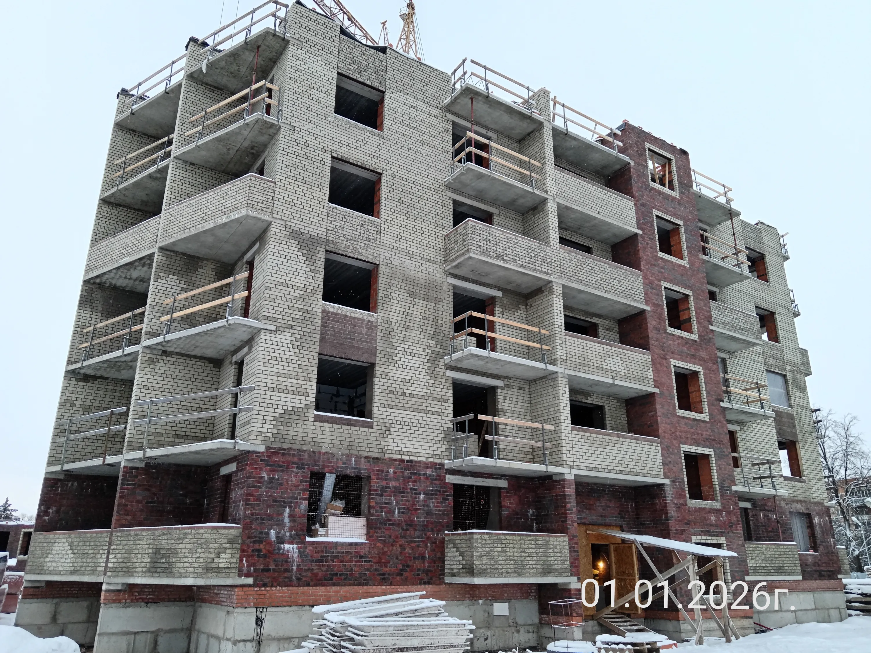 Юннатов ход строительства