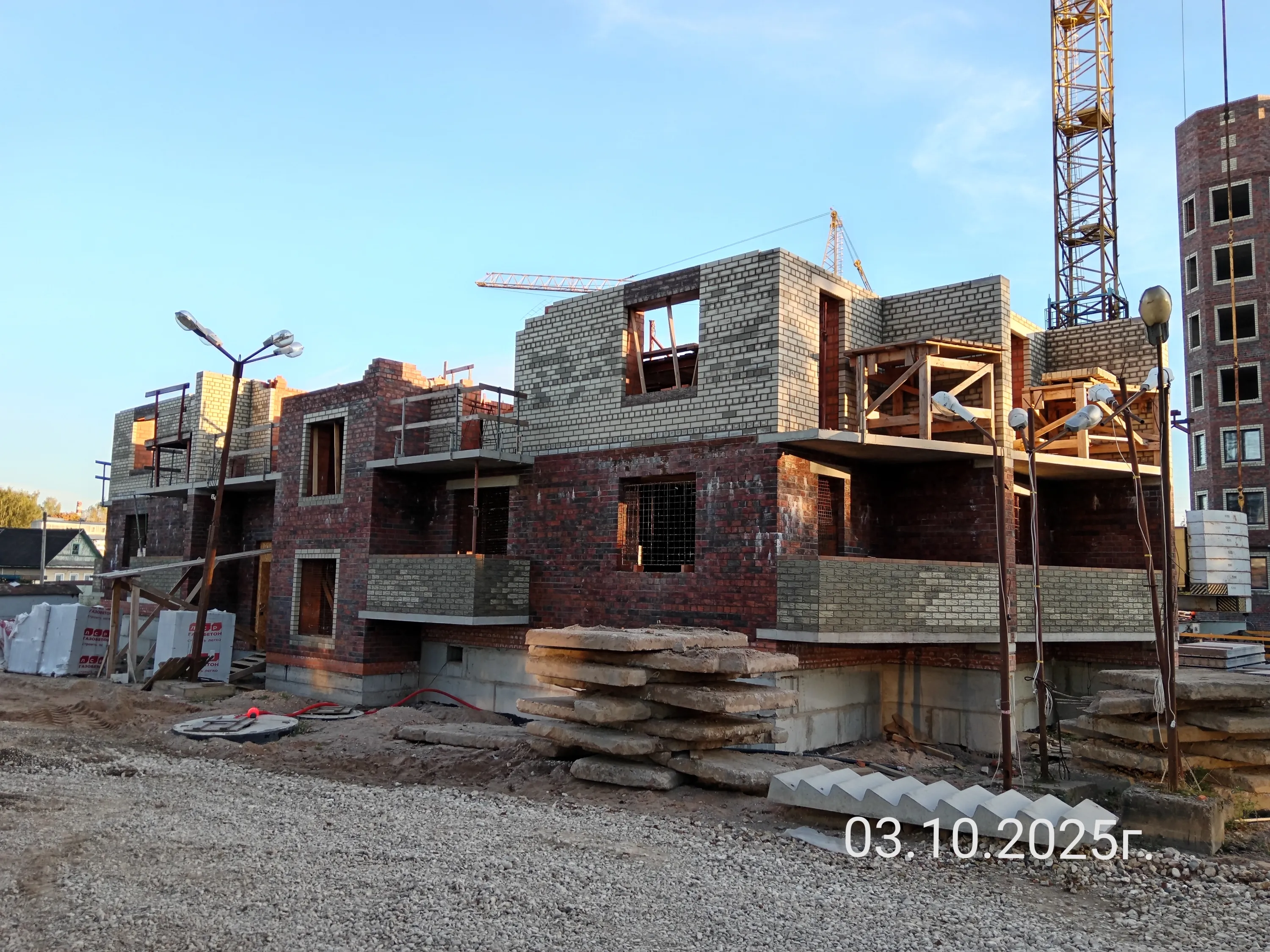 Юннатов ход строительства