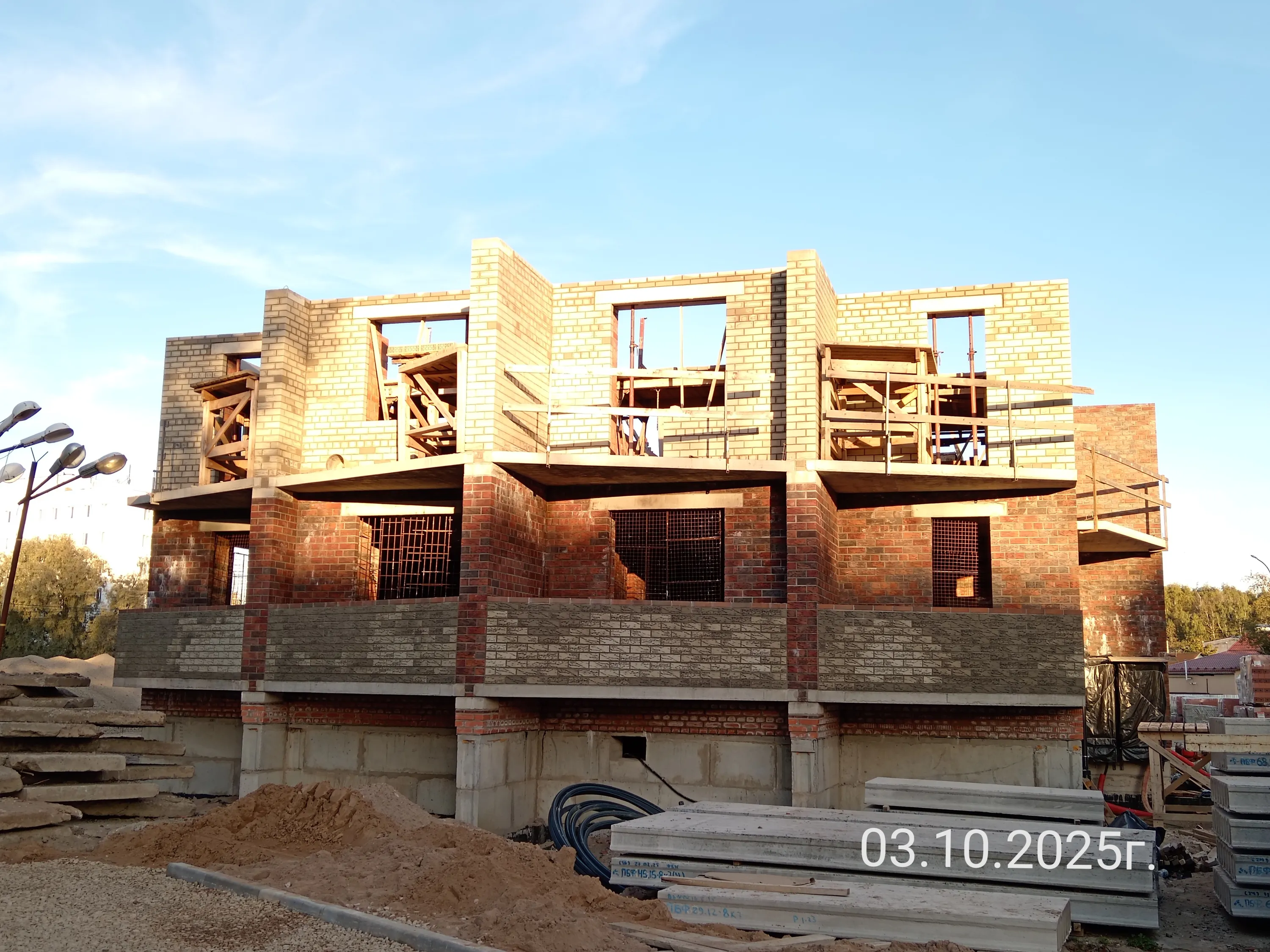 Юннатов ход строительства