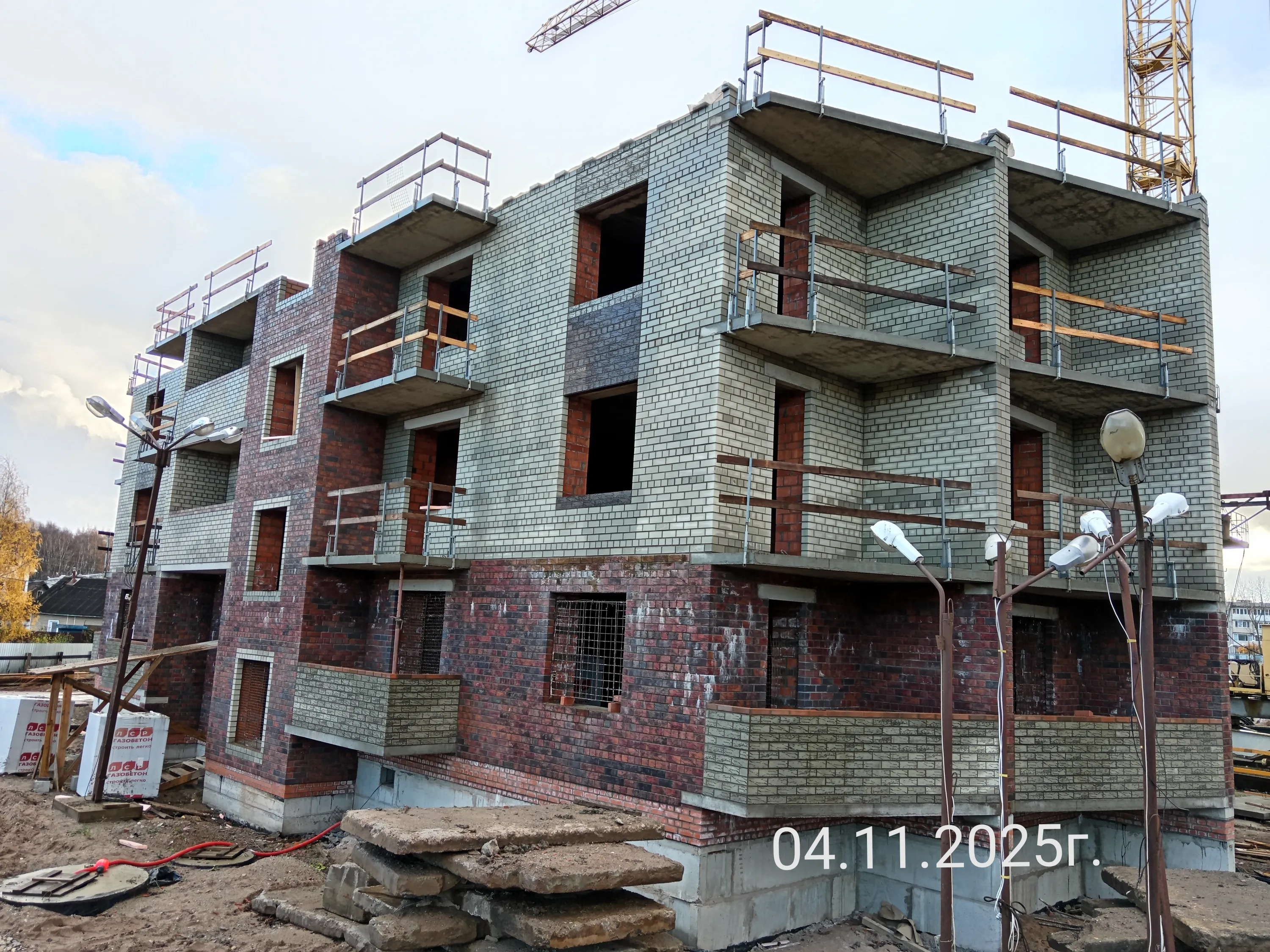 Юннатов ход строительства