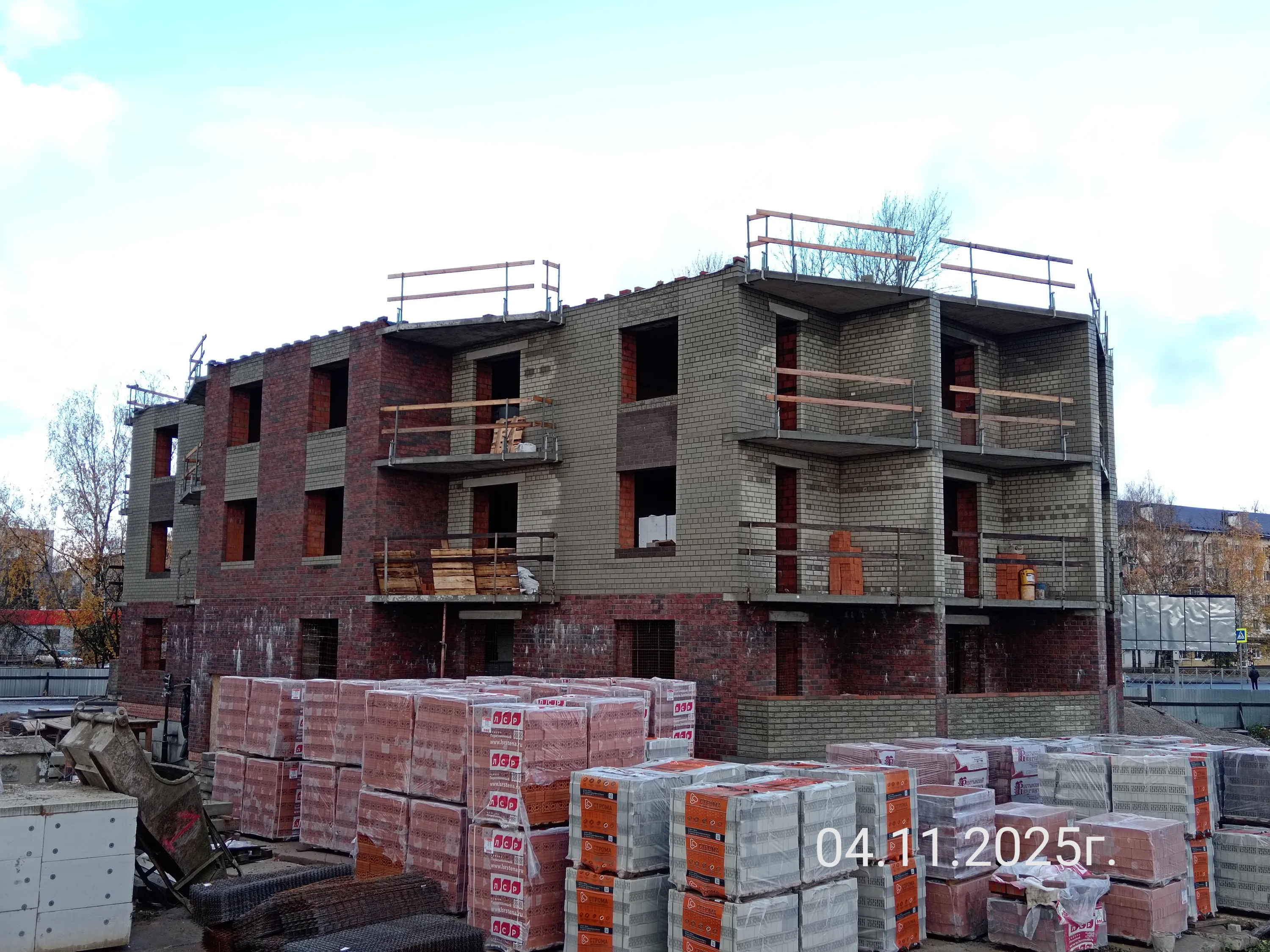 Юннатов ход строительства