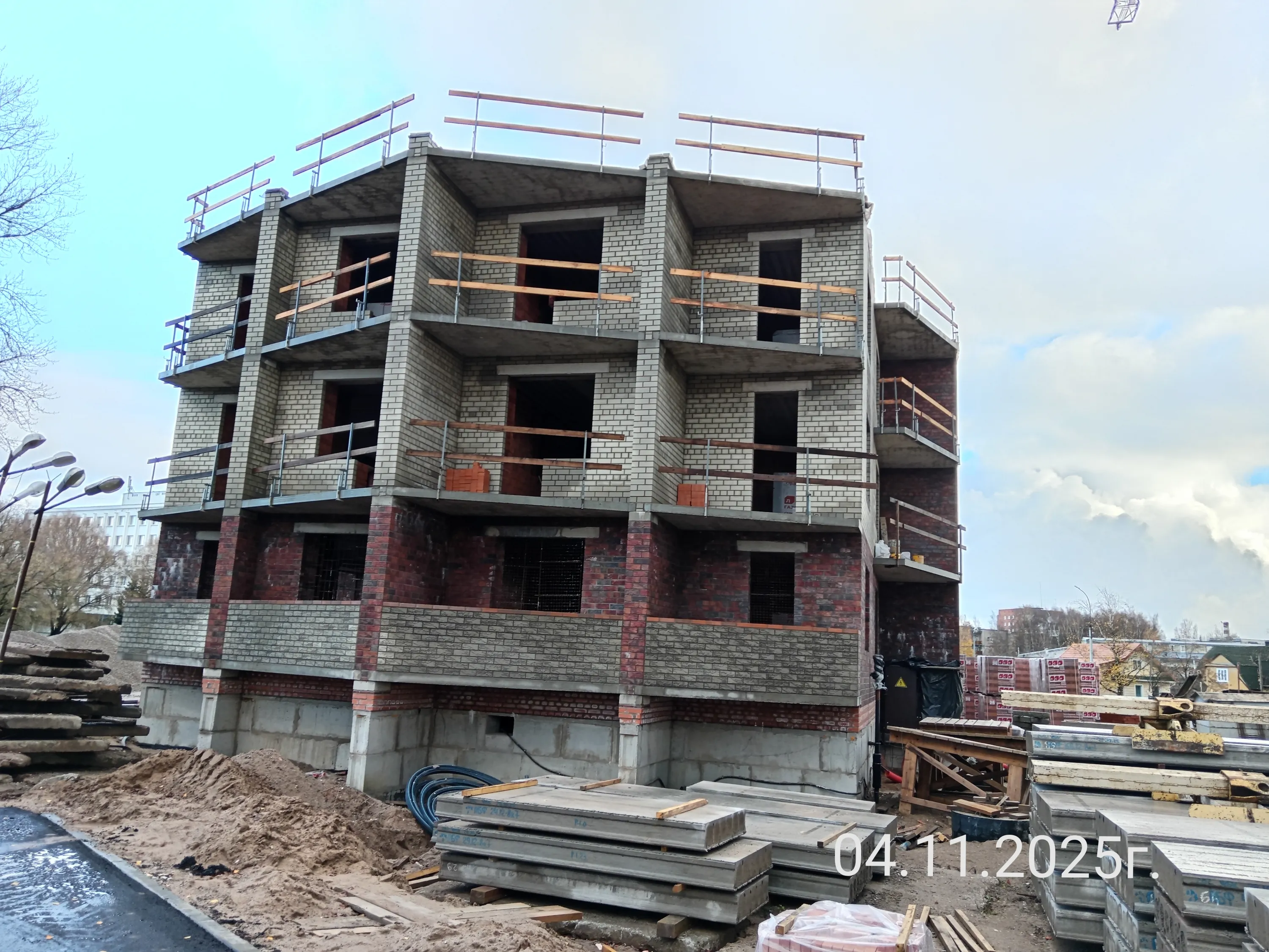 Юннатов ход строительства