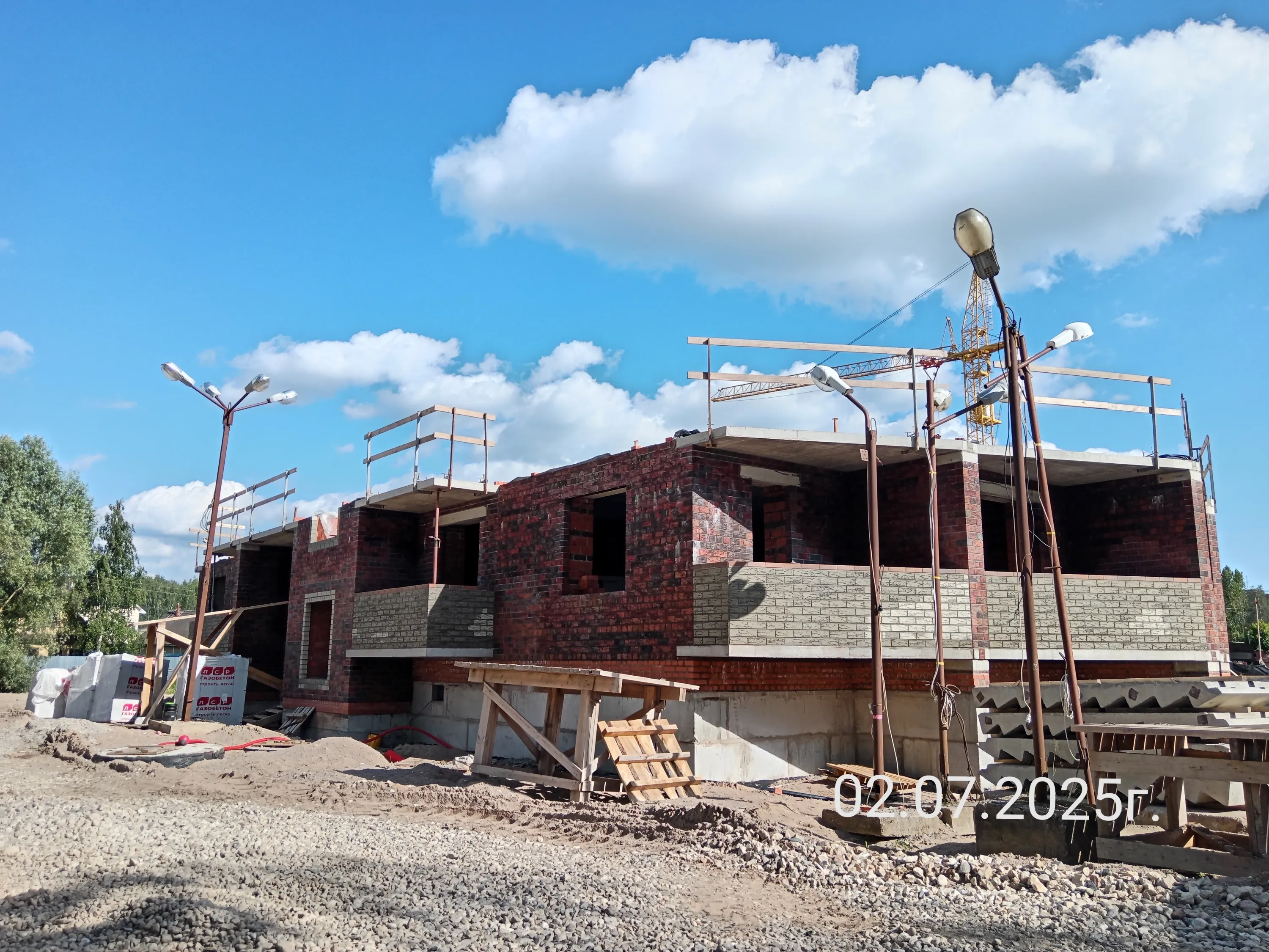 Юннатов ход строительства