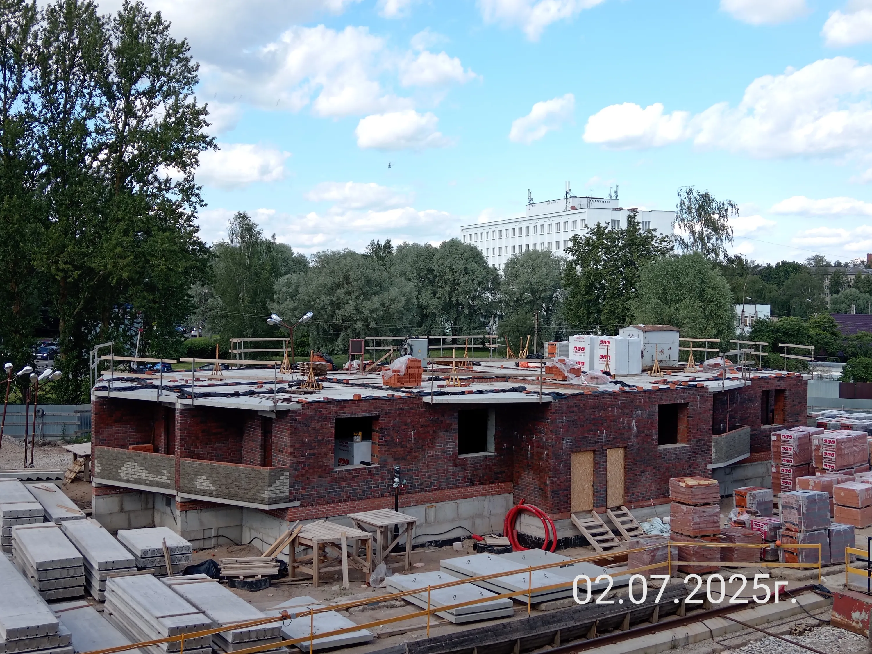 Юннатов ход строительства