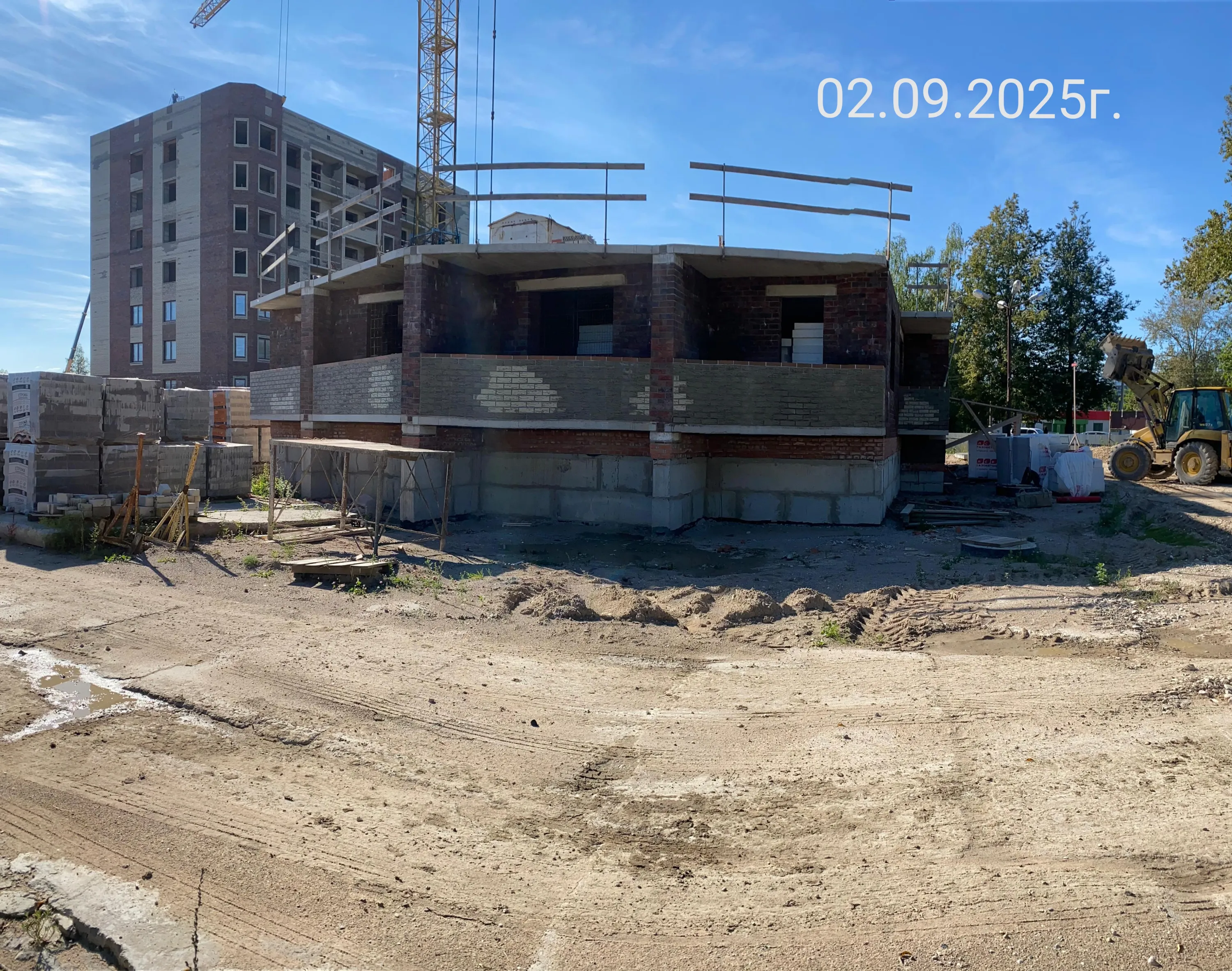 Юннатов ход строительства