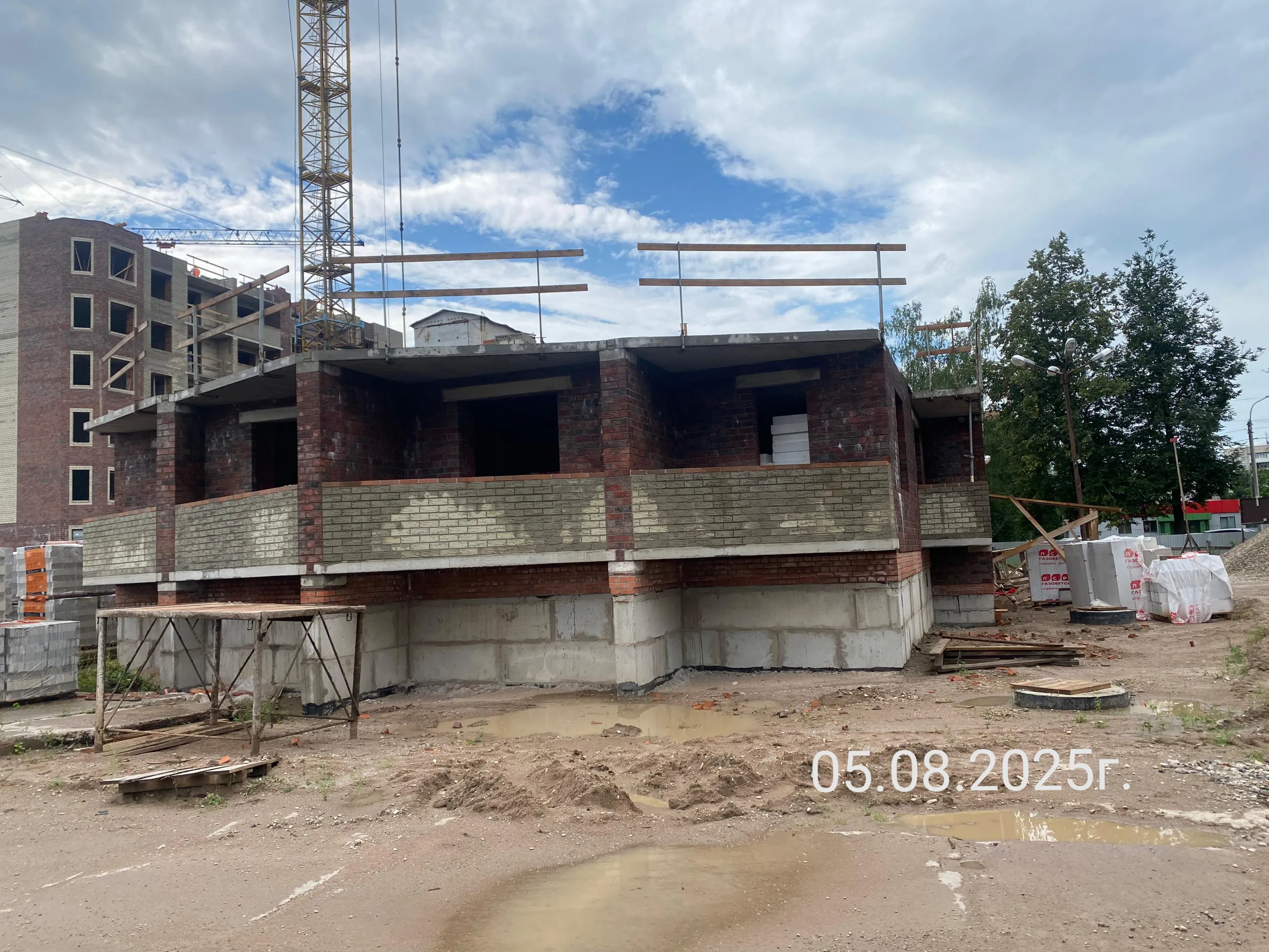 Юннатов ход строительства