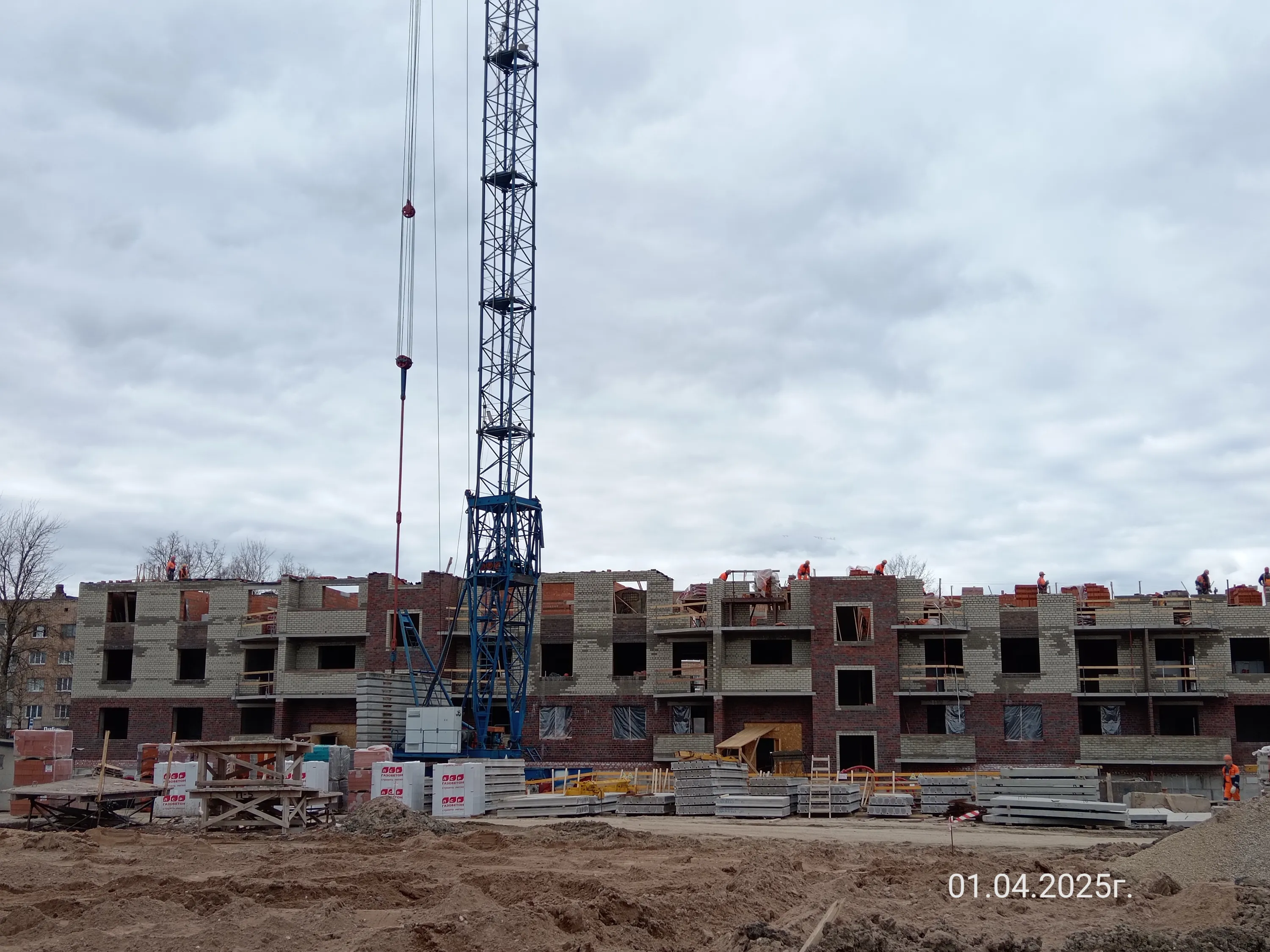 Юннатов ход строительства