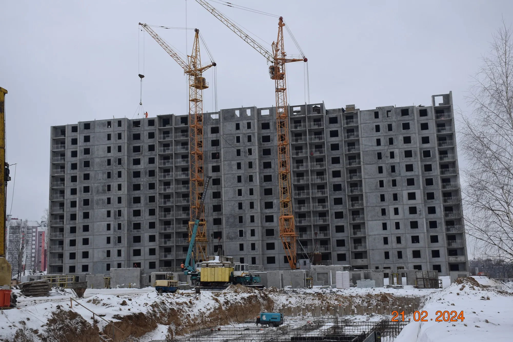 ЖК ЗЕЛЕНЫЙ КВАРТАЛ ход строительства