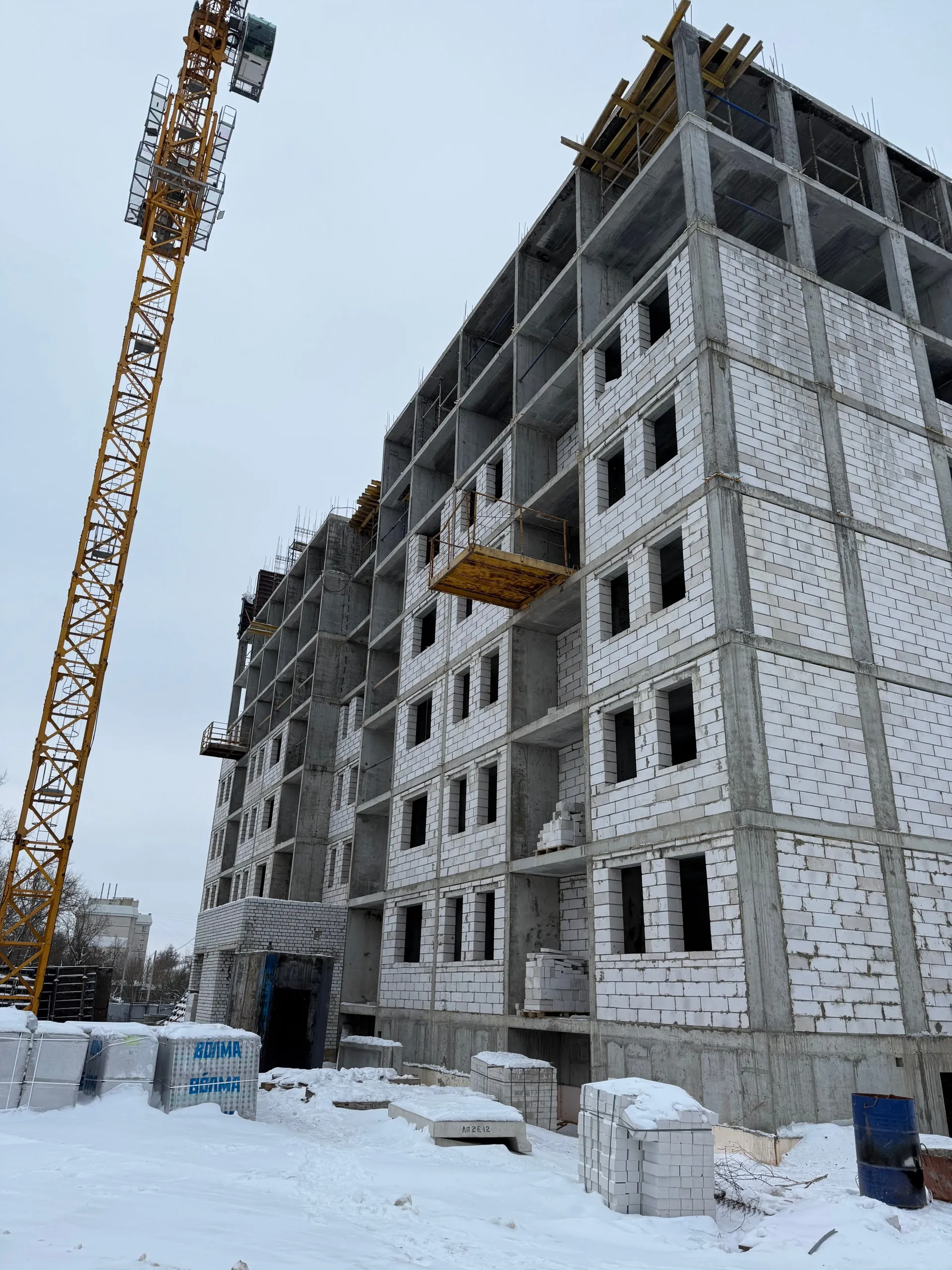 ЮНОСТЬ ход строительства