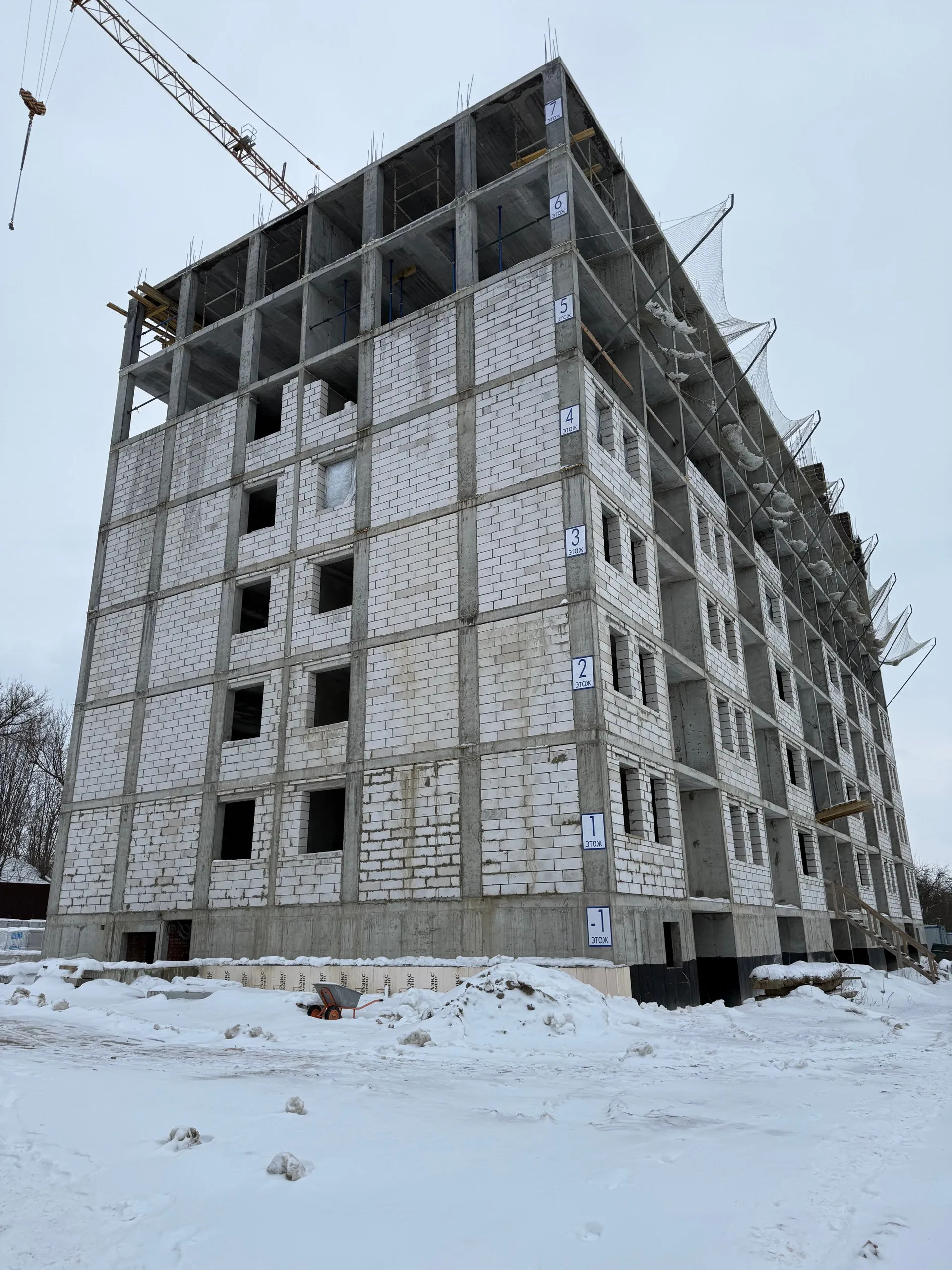 ЮНОСТЬ ход строительства