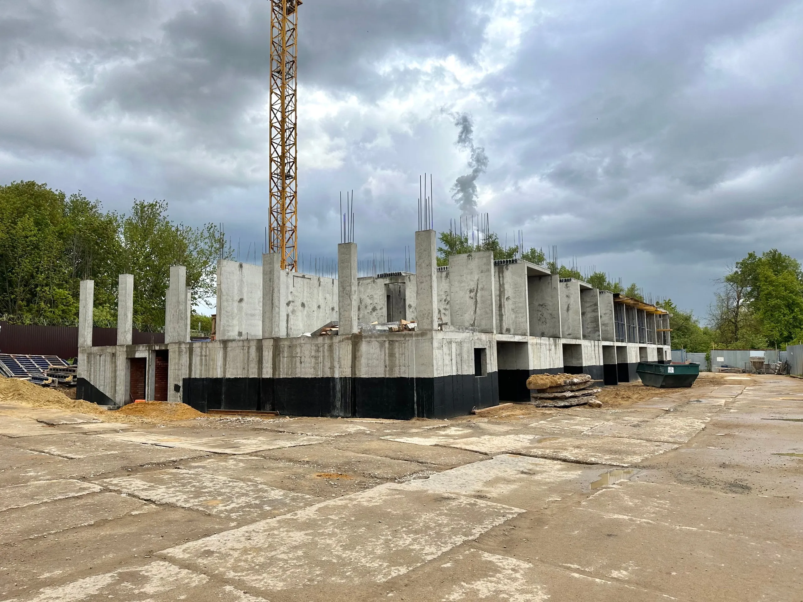 ЮНОСТЬ ход строительства