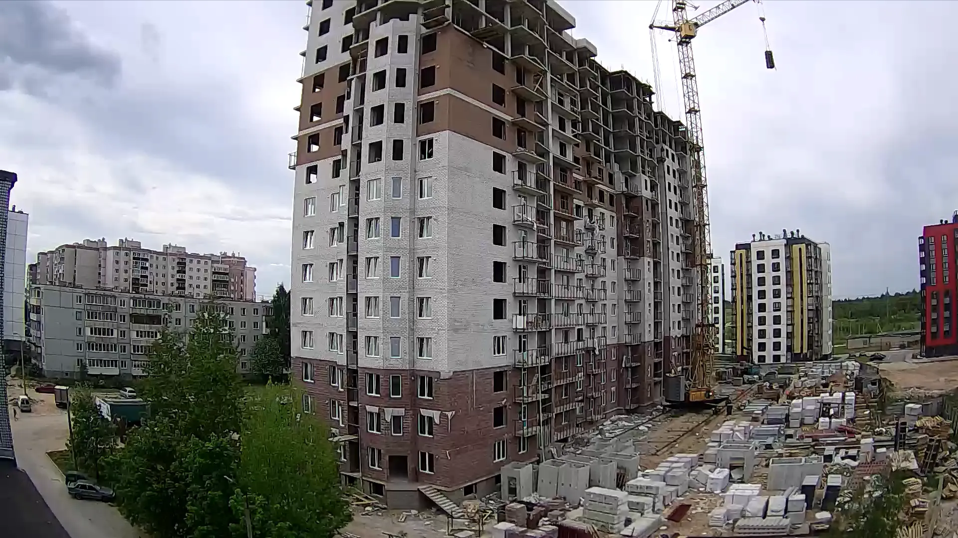 ЖК Сити (ул. Алёхина) ход строительства