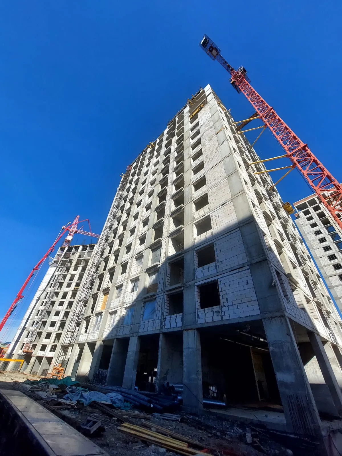 Произведение ход строительства