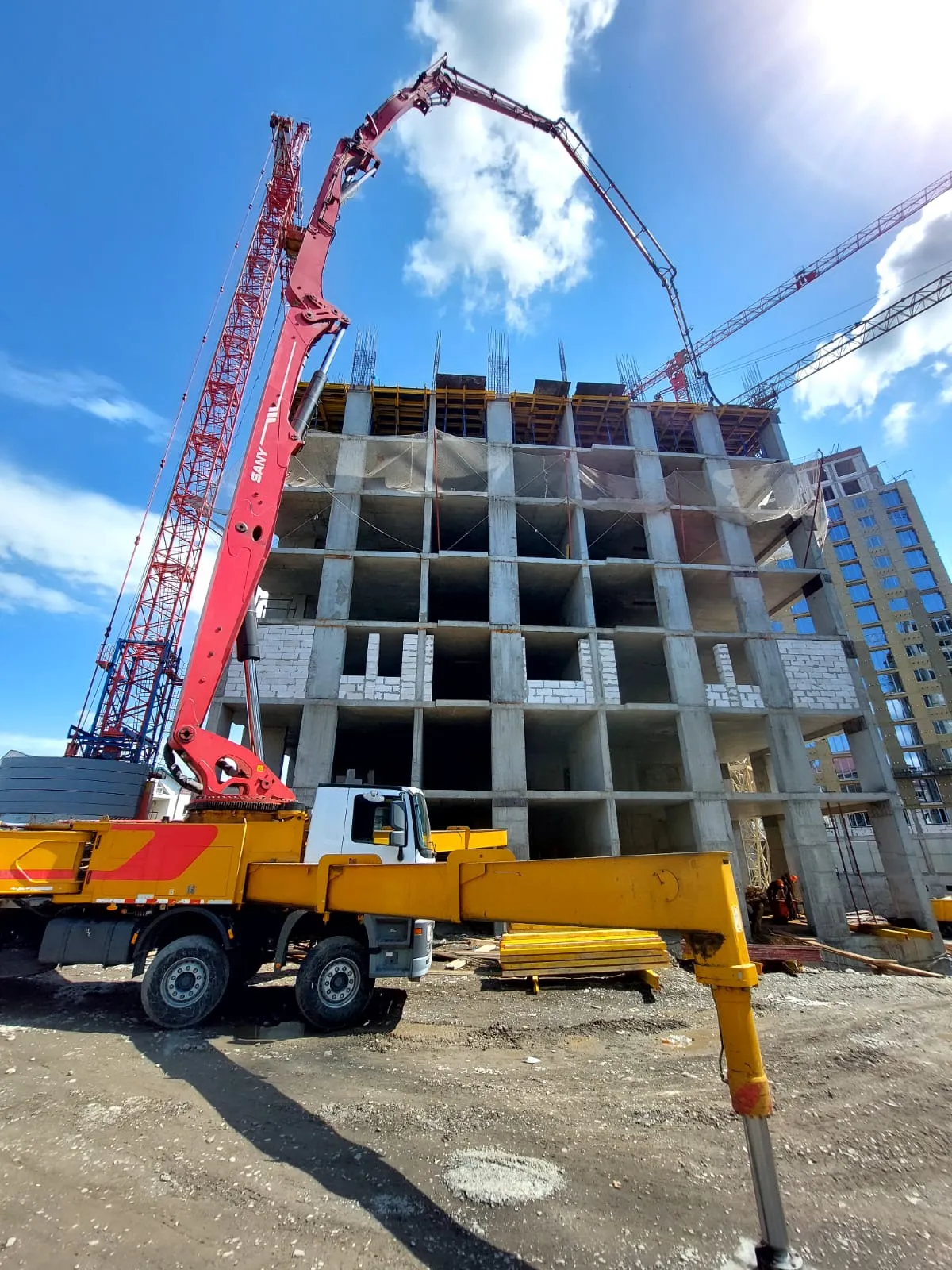 Произведение ход строительства