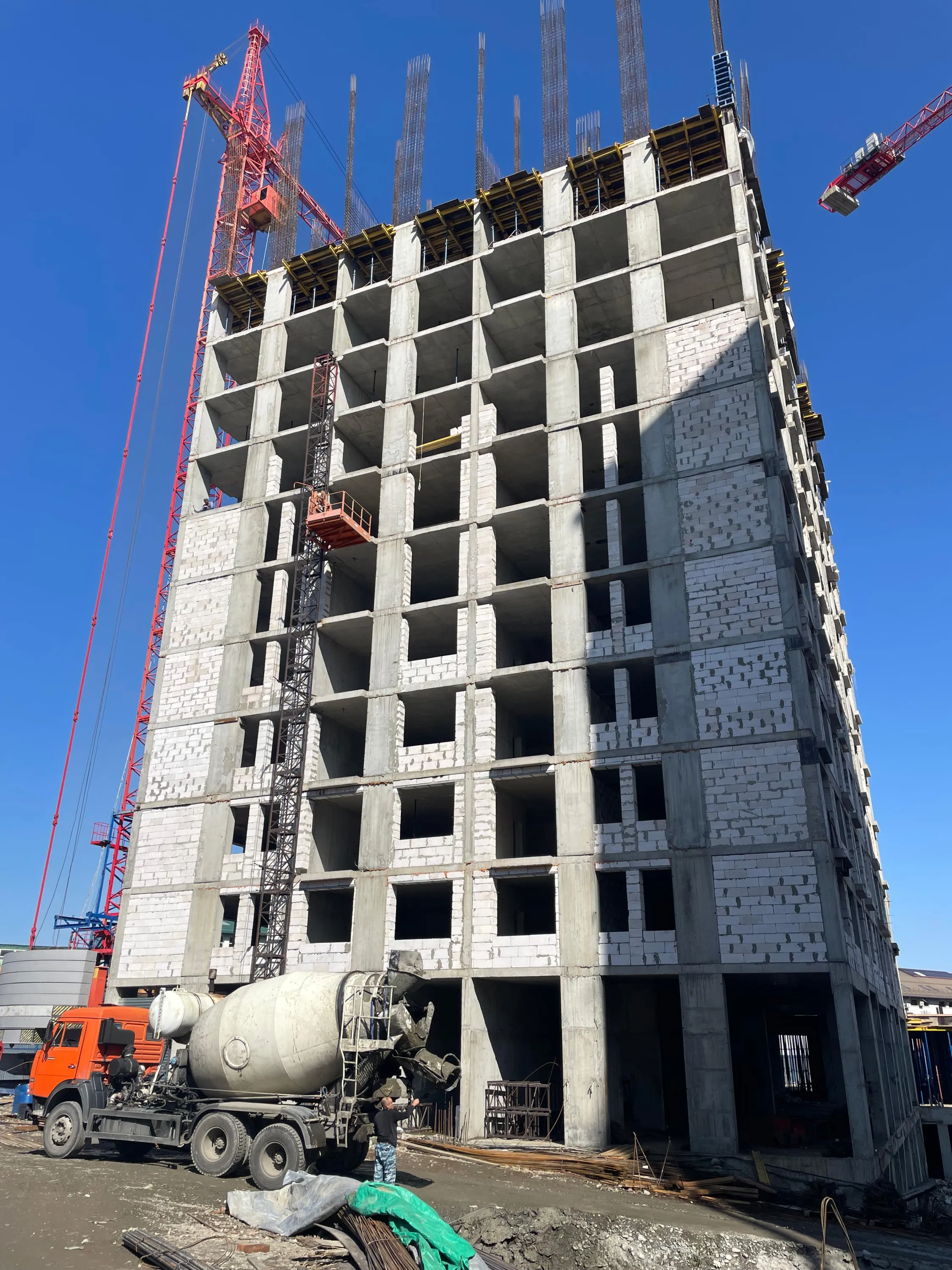 Произведение ход строительства