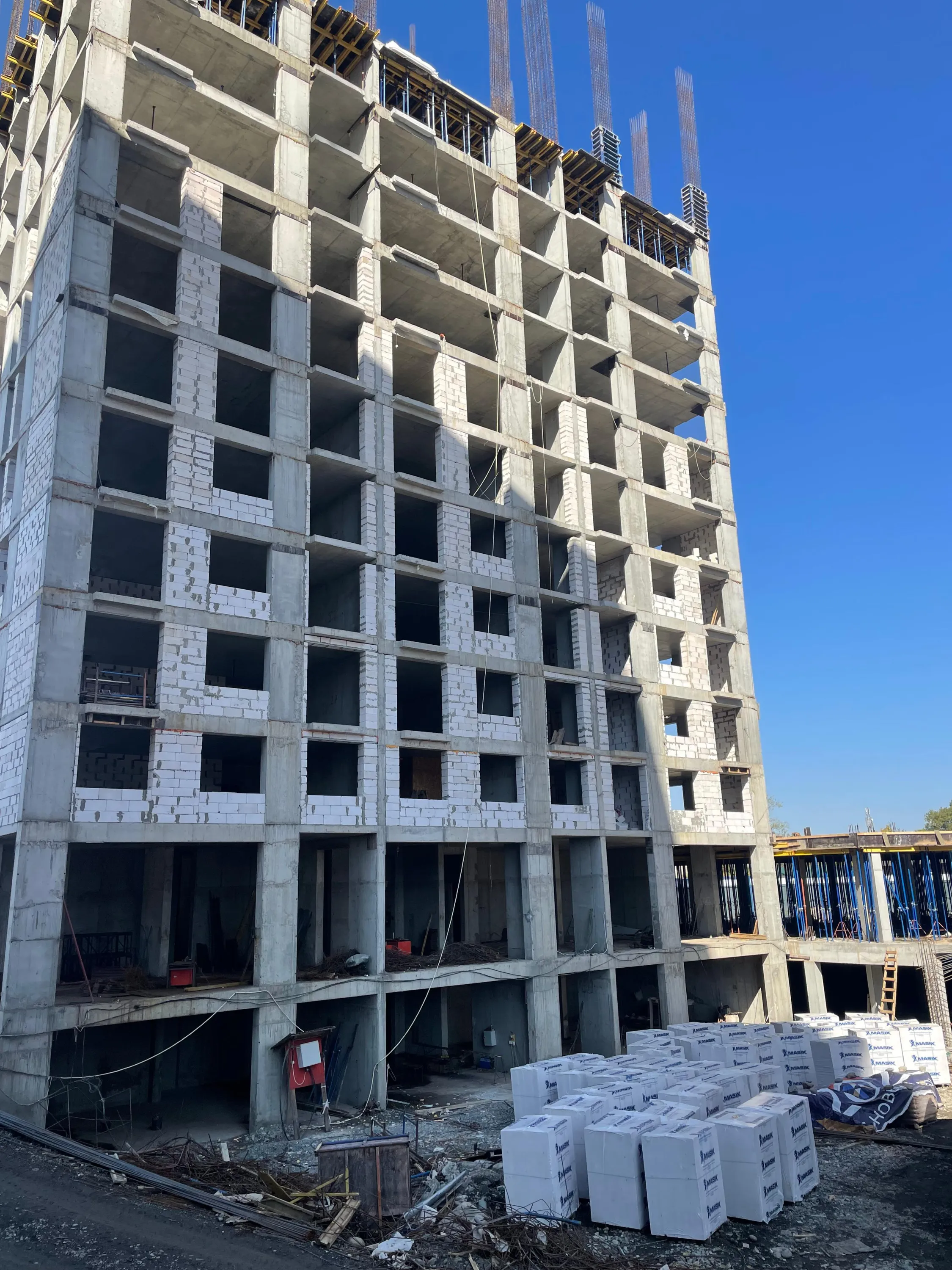 Произведение ход строительства