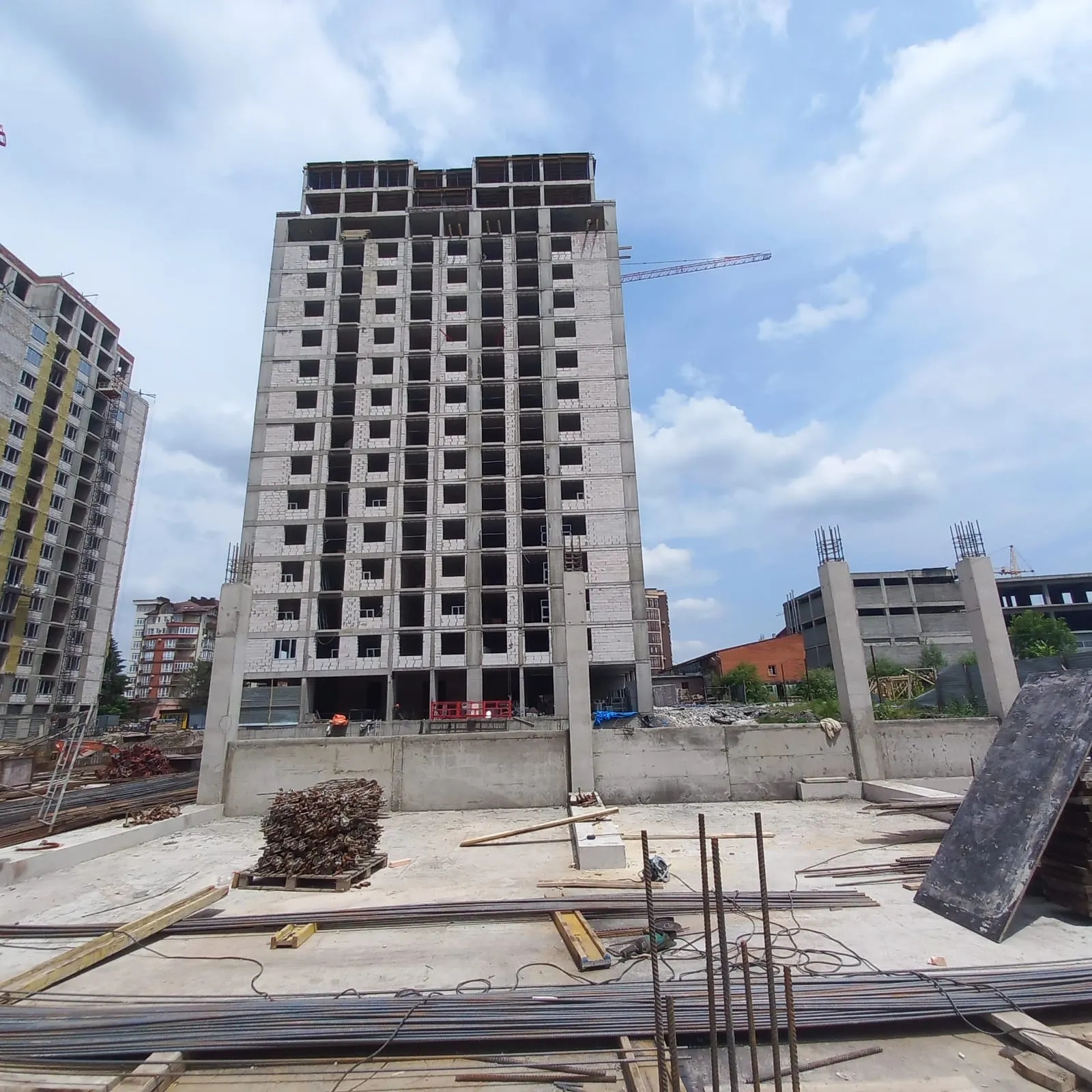 Произведение ход строительства