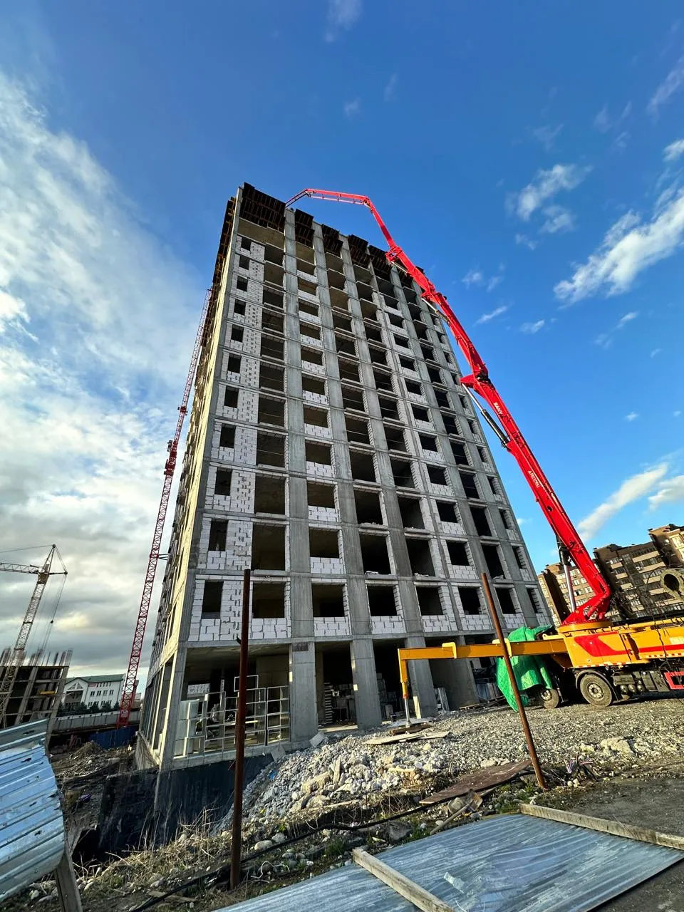 Произведение ход строительства