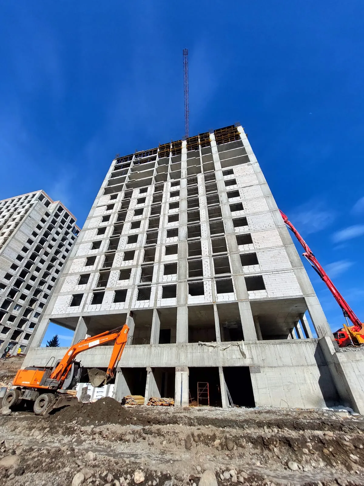 Произведение ход строительства