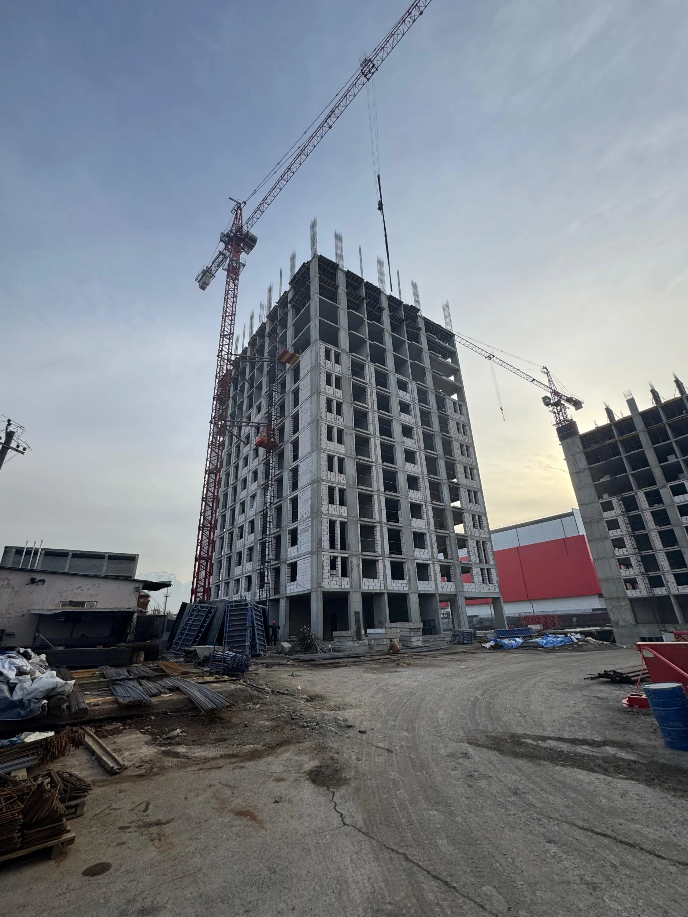 Произведение ход строительства