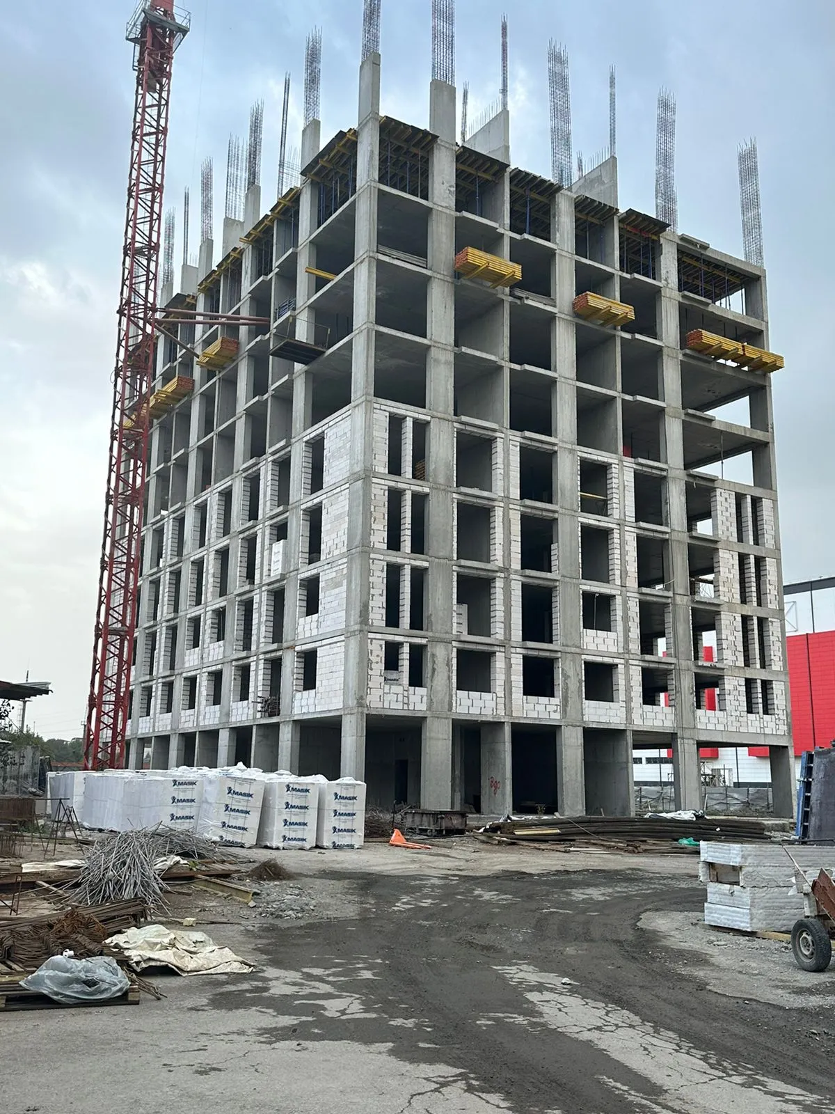 Произведение ход строительства