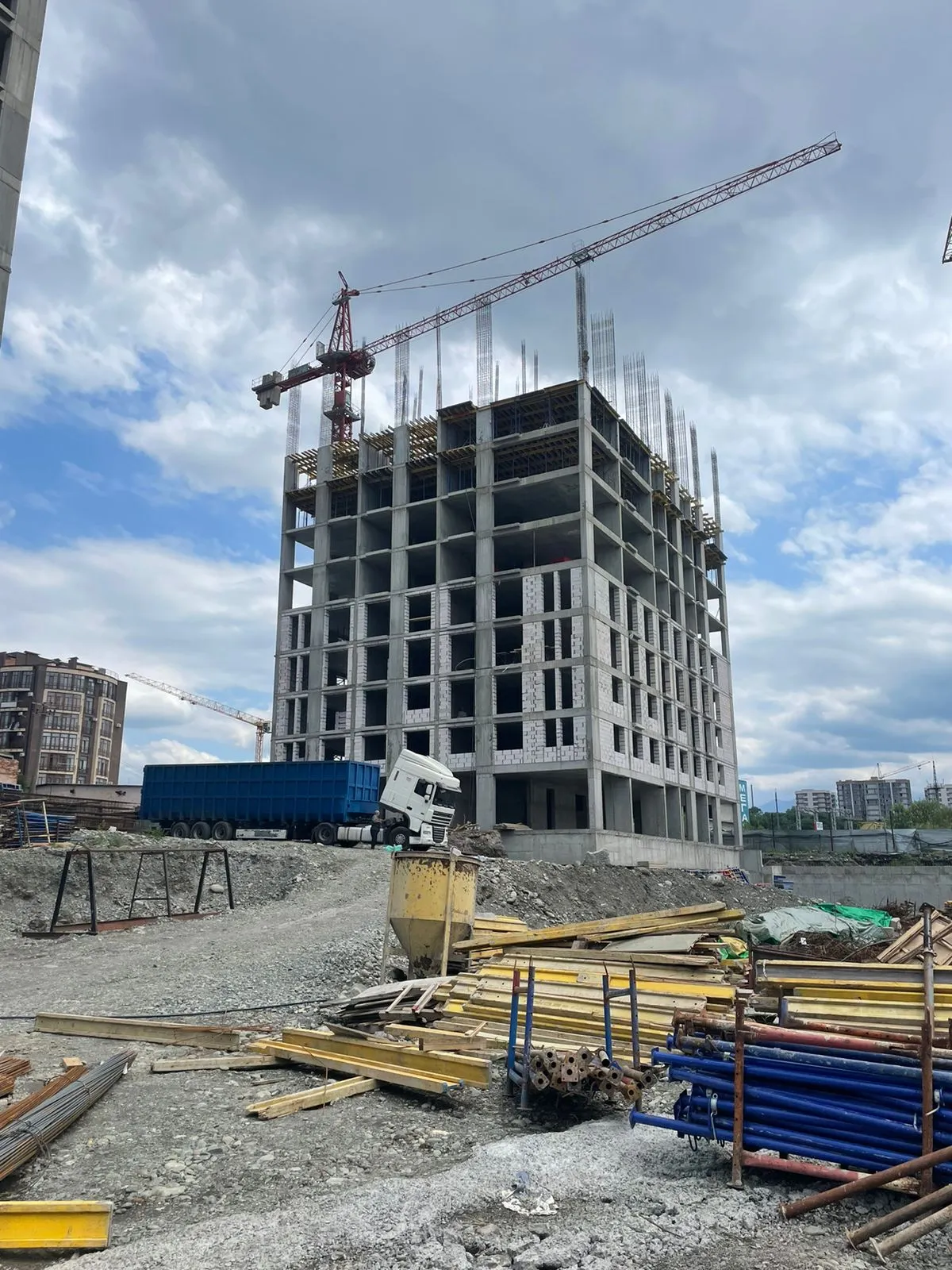 Произведение ход строительства