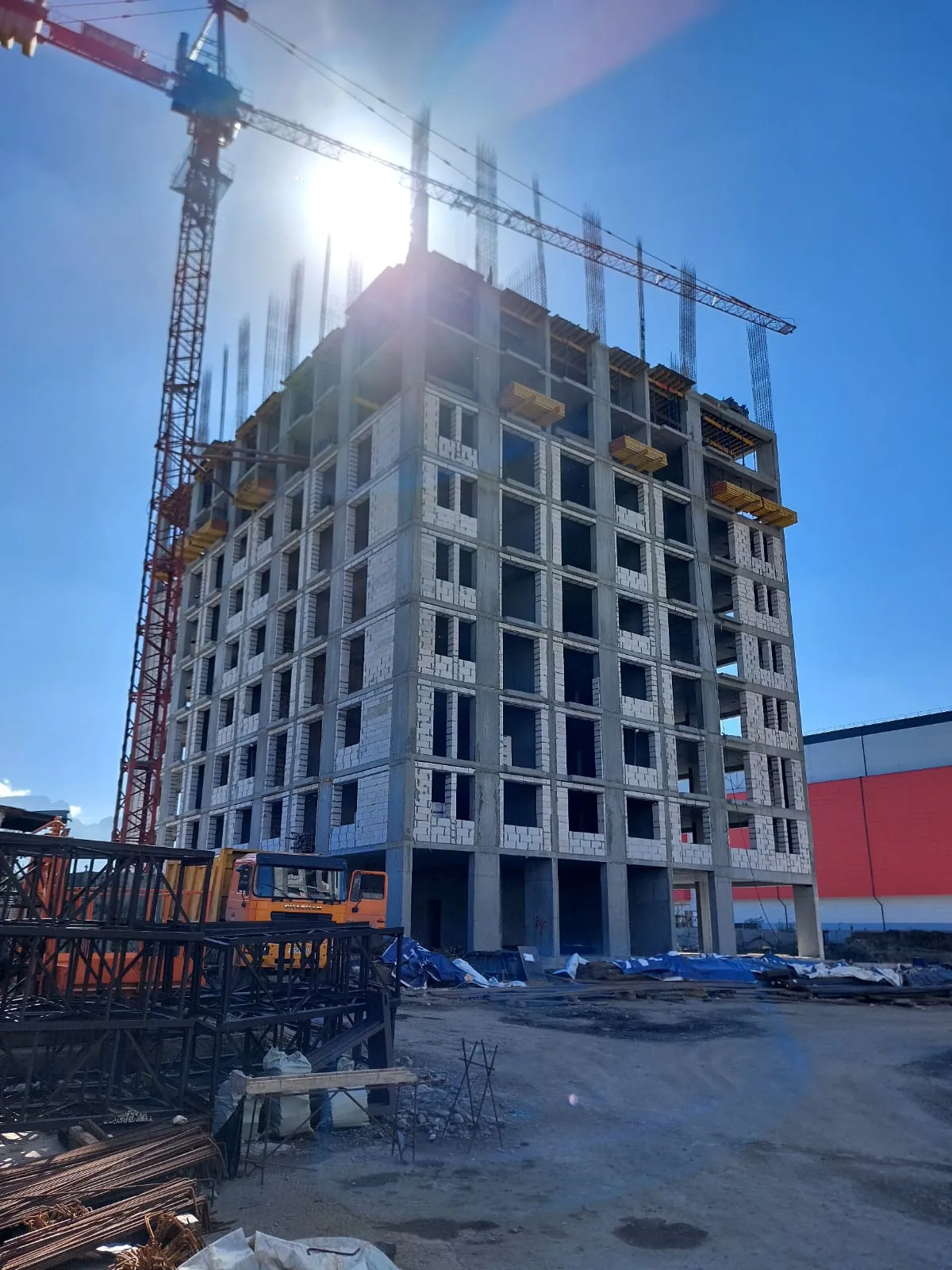 Произведение ход строительства